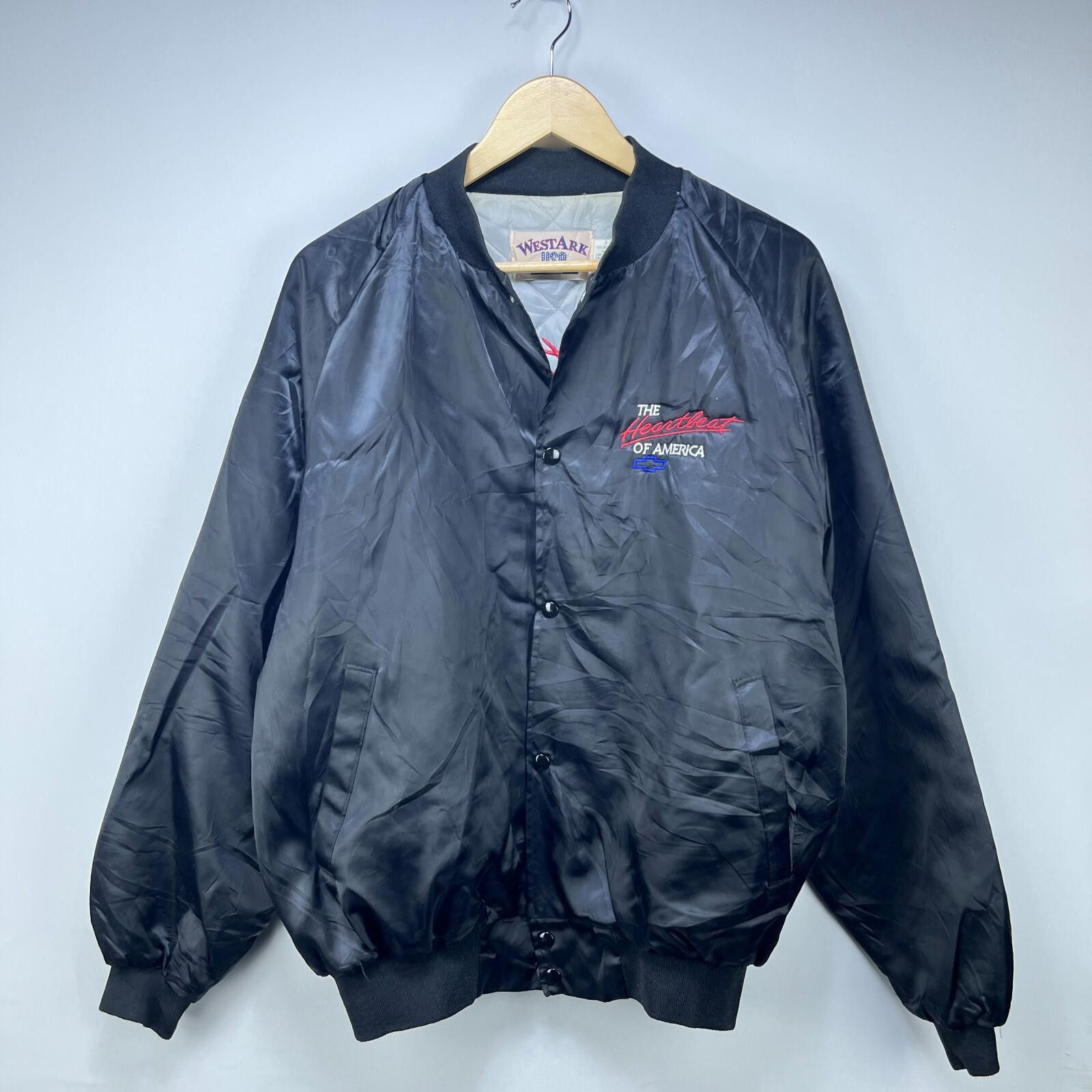 Flight Club Vintage 80s Chevrolet Bomber Jacket XL Satin Size US XL / EU 56 / 4 - 1 Thumbnail