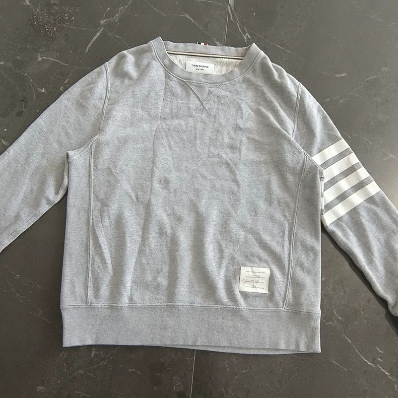 Thom Browne Thom Browne Grey hoodie Size US M / EU 48-50 / 2 - 1 Thumbnail