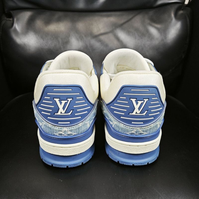 Louis Vuitton Louis Vuitton Denim Low-Top Fashion Sneakers -2508 Size US 8.5 / EU 41-42 - 2 Thumbnail