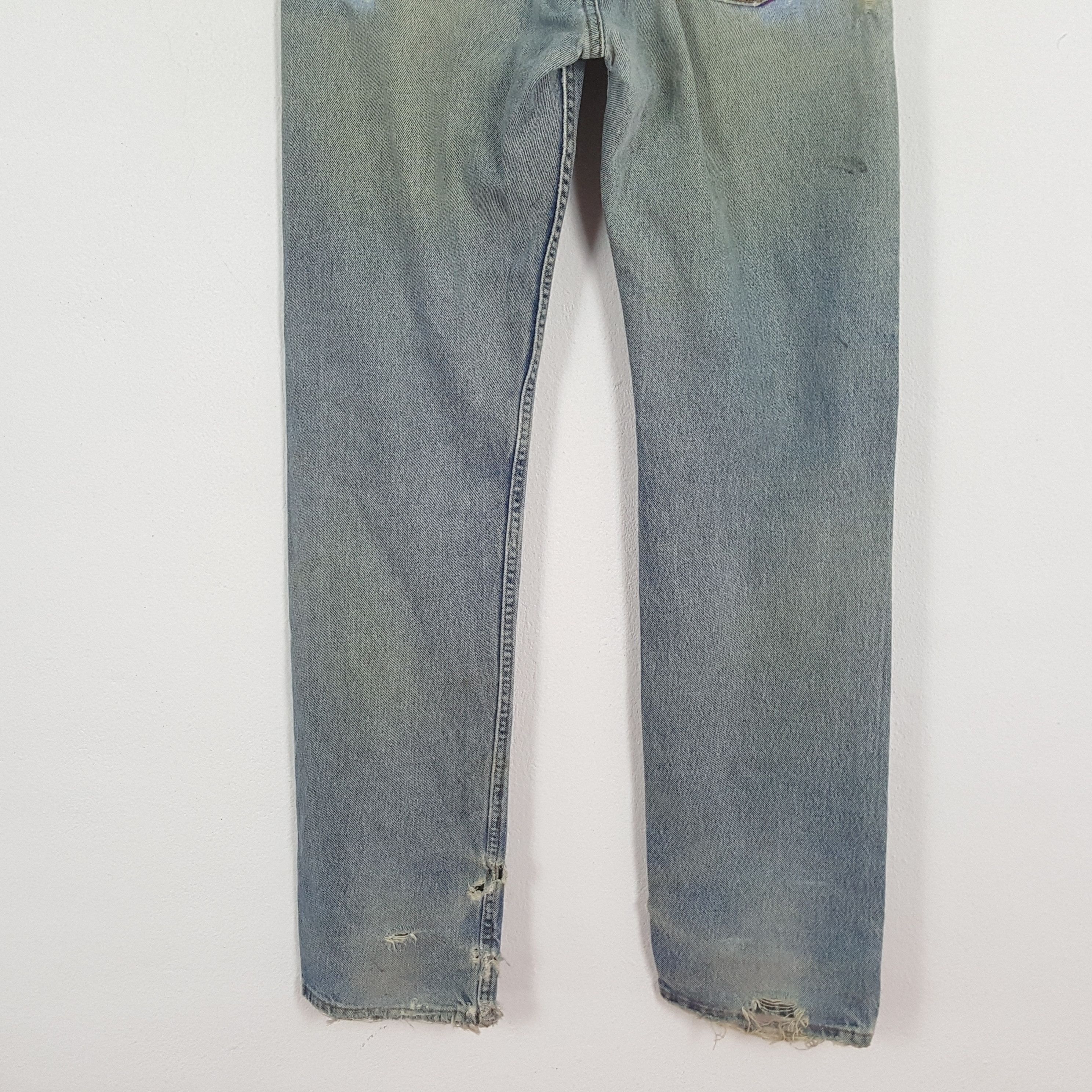 Levi's × Vintage LEVI'S Streetwear Rock Punk Style Distressed Jeans c228n19 Size US 32 / EU 48 - 6 Thumbnail