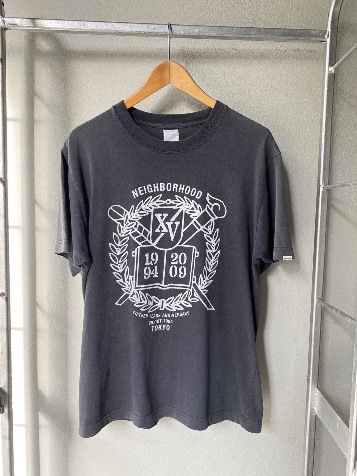 Neighborhood NEIGHBORHOOD Dark Gray Short Sleeve Round Neck T-Shirt Size US S / EU 44-46 / 1 - 5 Thumbnail