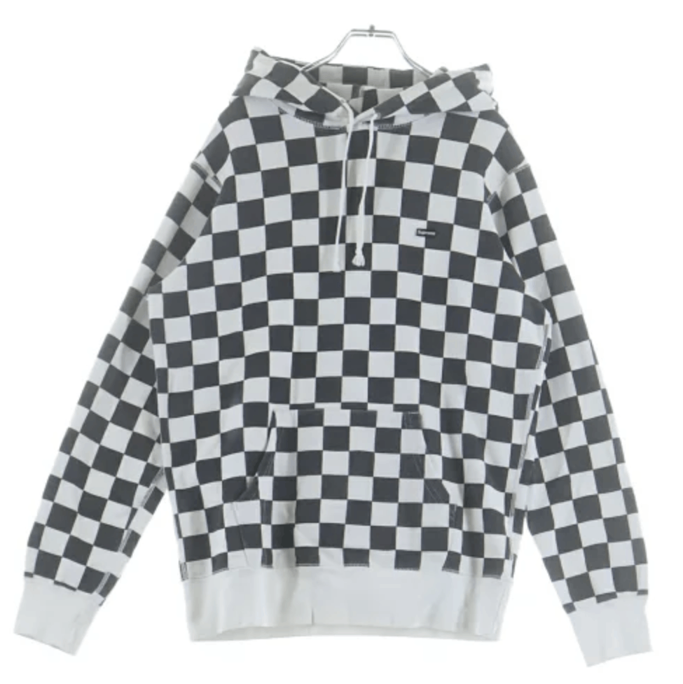 Supreme Supreme 13SS Checkered Hoodie Black White Size US M / EU 48-50 / 2 - 1 Thumbnail