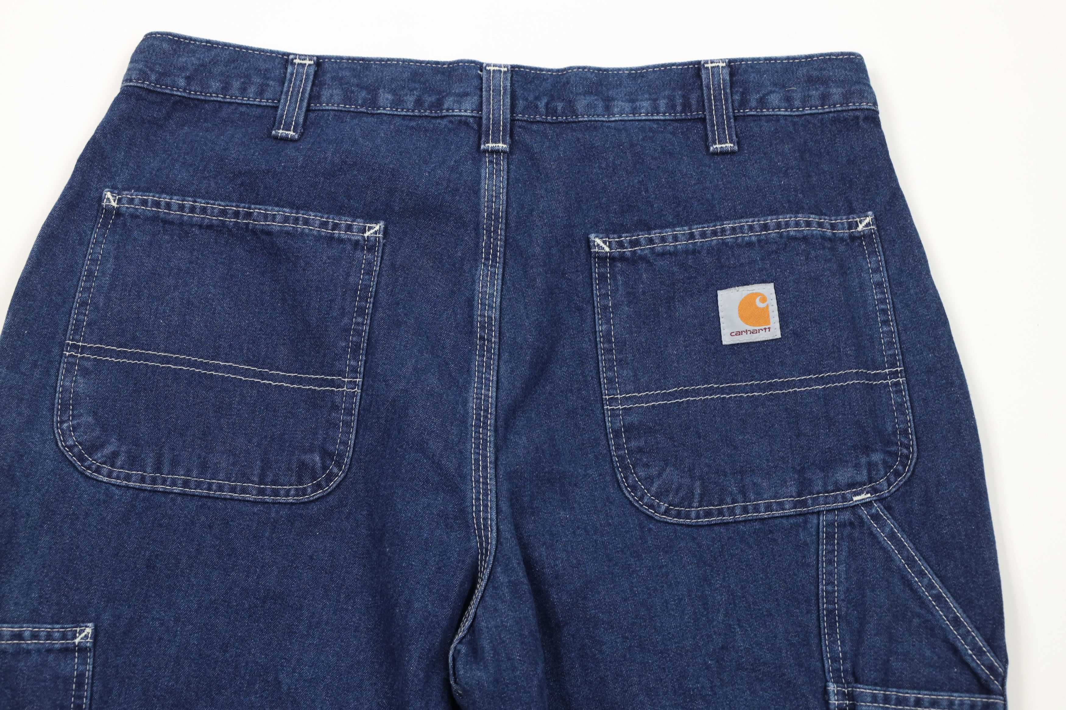 Carhartt Vintage Y2K Carhartt Wide Leg Dungaree Denim Jeans Cotton Size US 34 / EU 50 - 11 Thumbnail