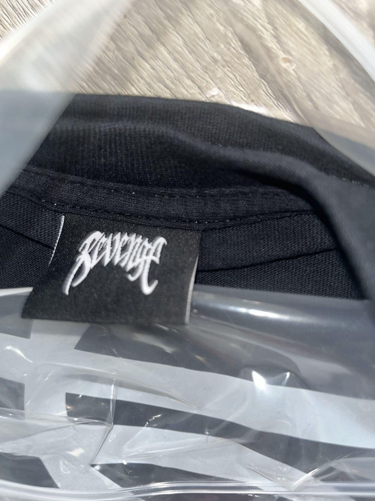 Revenge Revenge “Angels Kiss” Black Tee Size US L / EU 52-54 / 3 - 5 Thumbnail