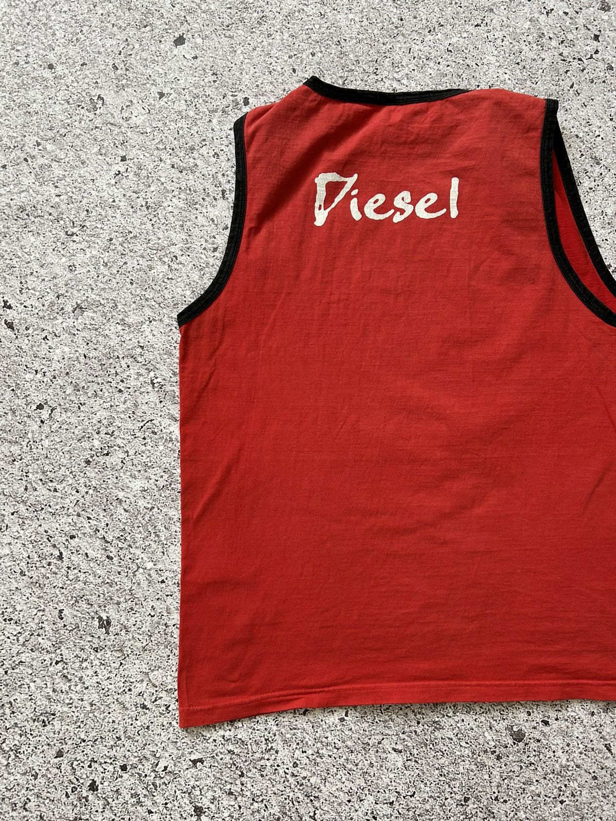 Diesel × Japanese Brand Vintage 90s Diesel Big logo t-shirt retro rare Y2K Size US XL / EU 56 / 4 - 5 Thumbnail