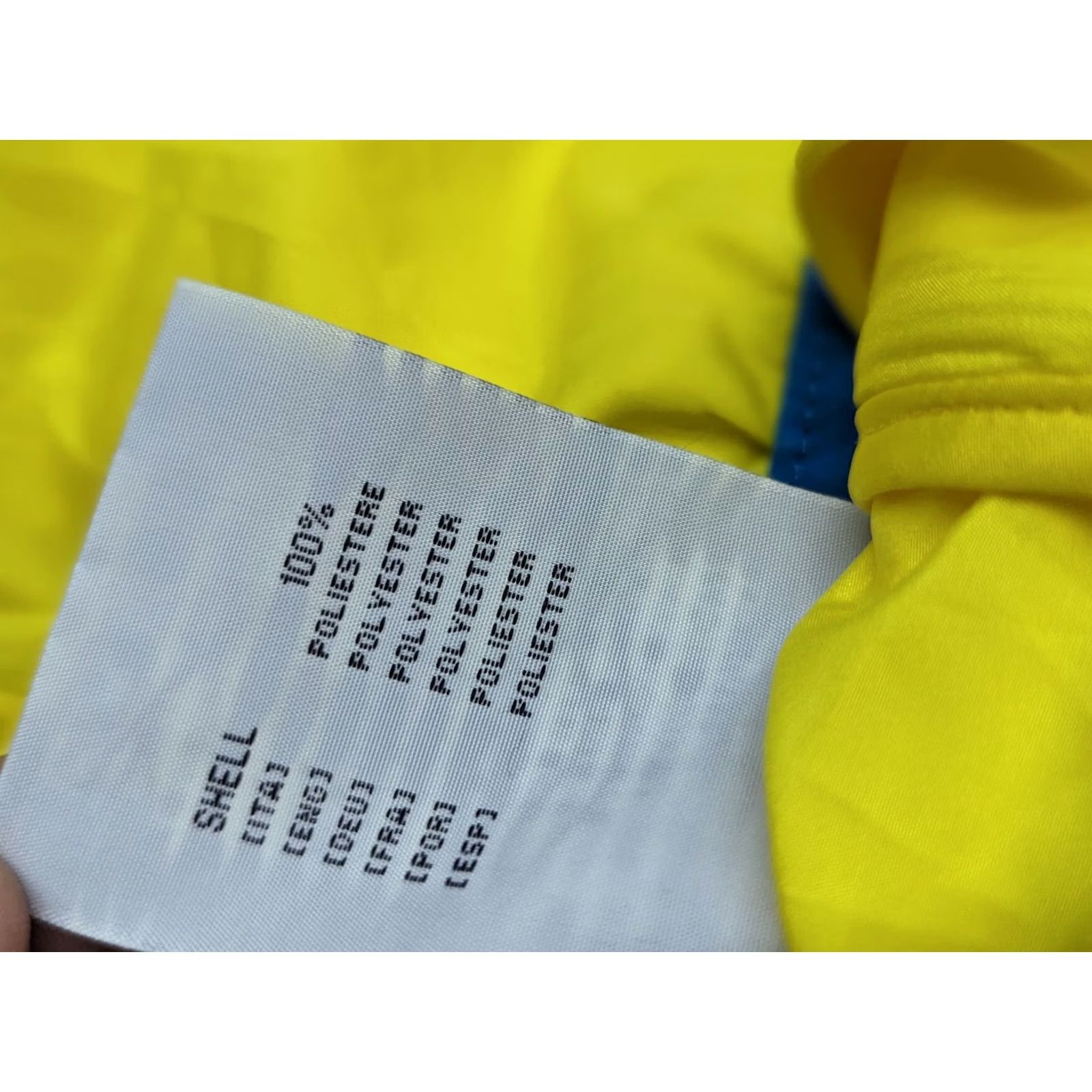 Diadora Diadora Windstopper Mens Jacket Medium Lightweight Full Zip Sport Yellow Windbreaker Mens Jacket Size US M / EU 48-50 / 2 - 5 Thumbnail