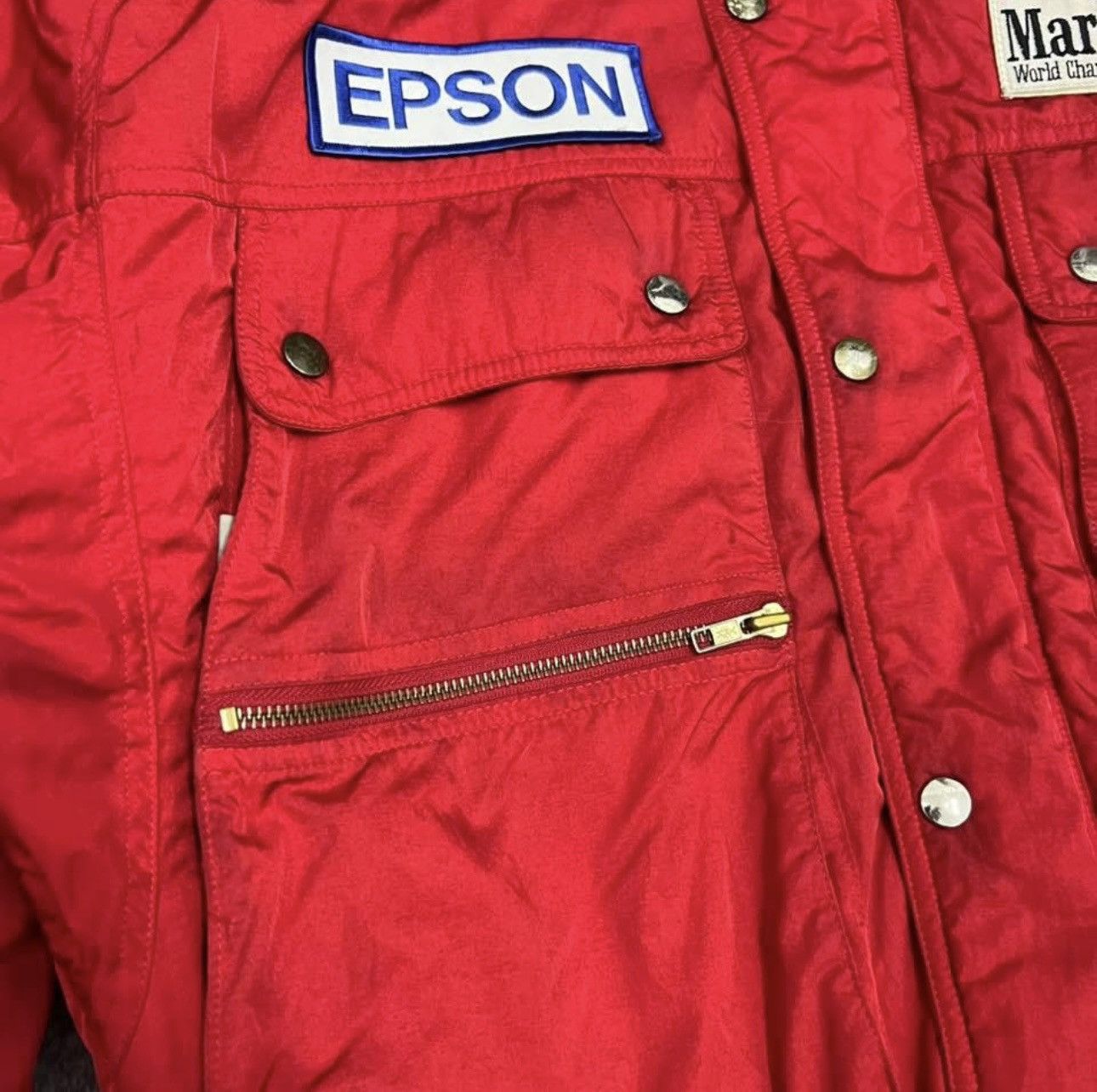 Marlboro Vintage F1 Marlboro Satoru Nakajima zipper multi pocket Size US L / EU 52-54 / 3 - 8 Thumbnail