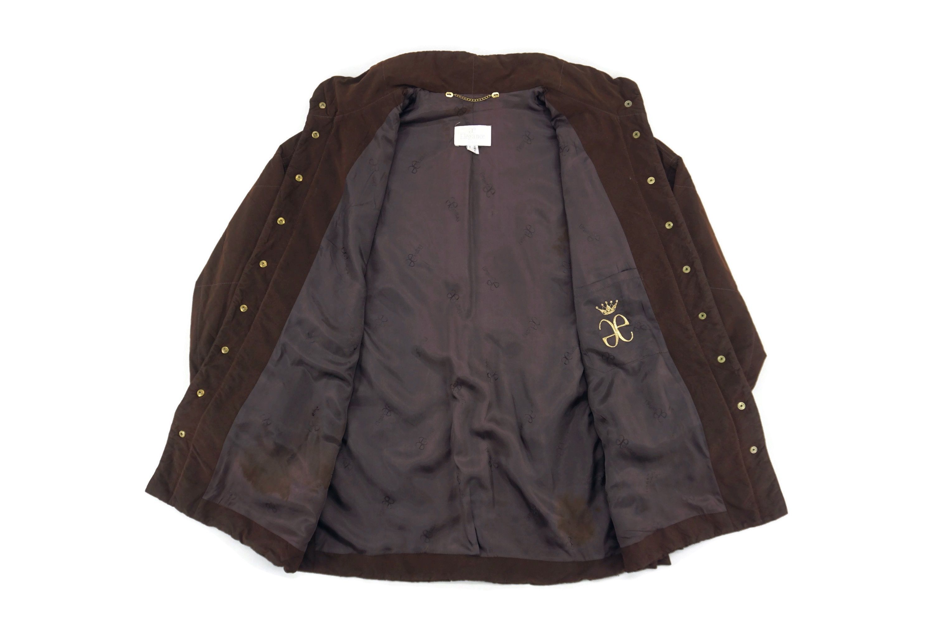 Designer Vintage Elégance Paris Long Coat Vintage Made in Germany Size L / US 10 / IT 46 - 2 Thumbnail