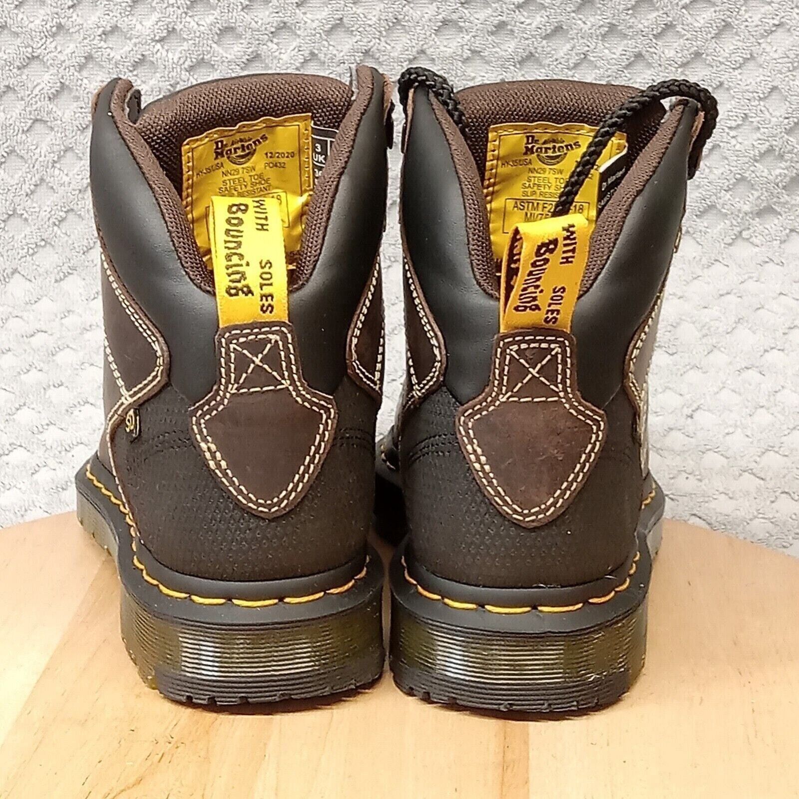 Dr. Martens Dr. Martens Industrial Safety Boots Women's 4 Steel Toe Gum Size US 4 / IT 34 - 3 Thumbnail