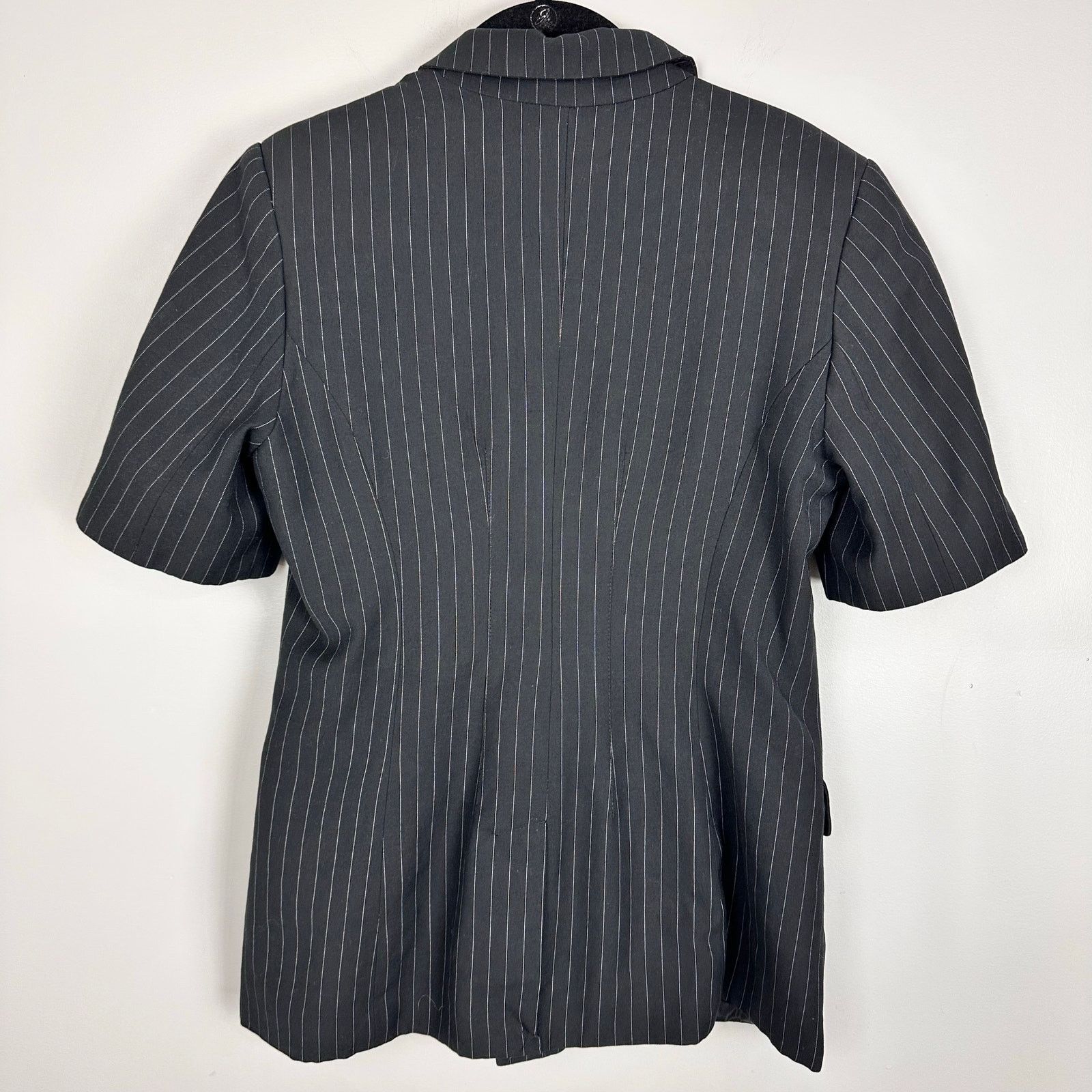 Jean Paul Gaultier RARE Jean Paul Gaultier x Target Pinstripe Short Blazer Sz L Size L / US 10 / IT 46 - 7 Thumbnail