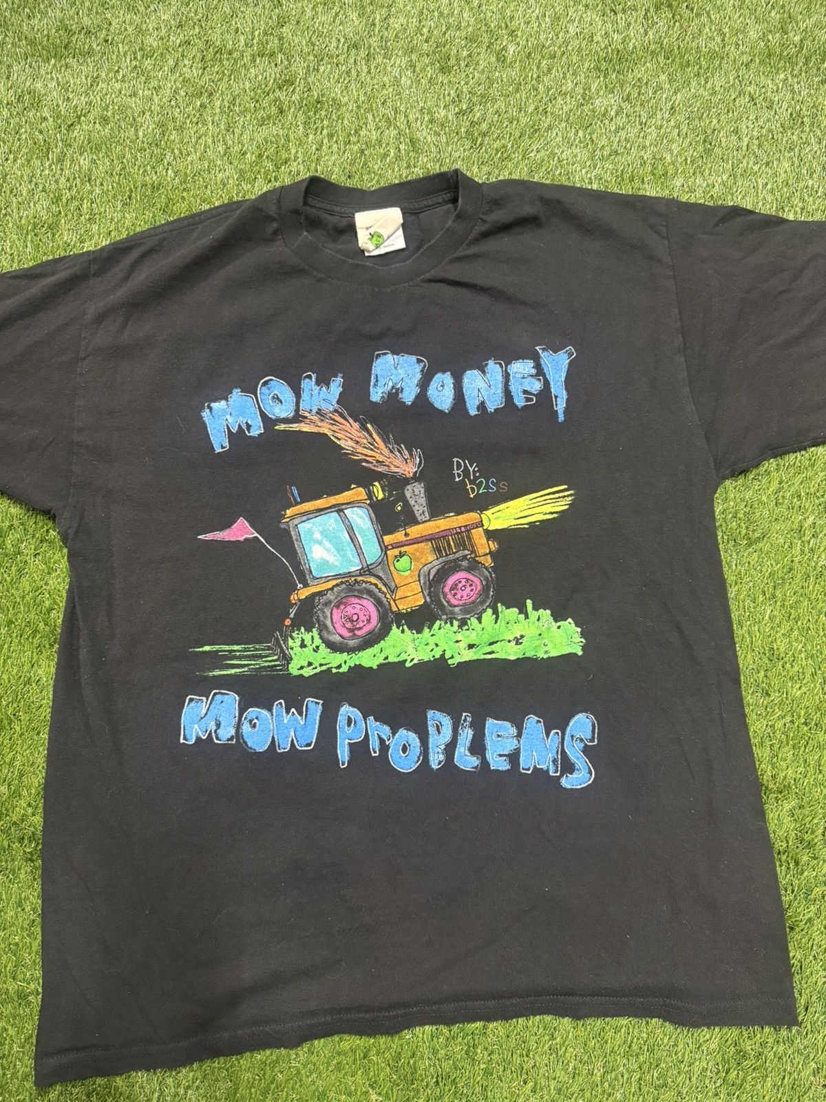 Other 1994 Mow Money Mow Problems black cotton tee #skater Size US XL / EU 56 / 4 - 1 Thumbnail