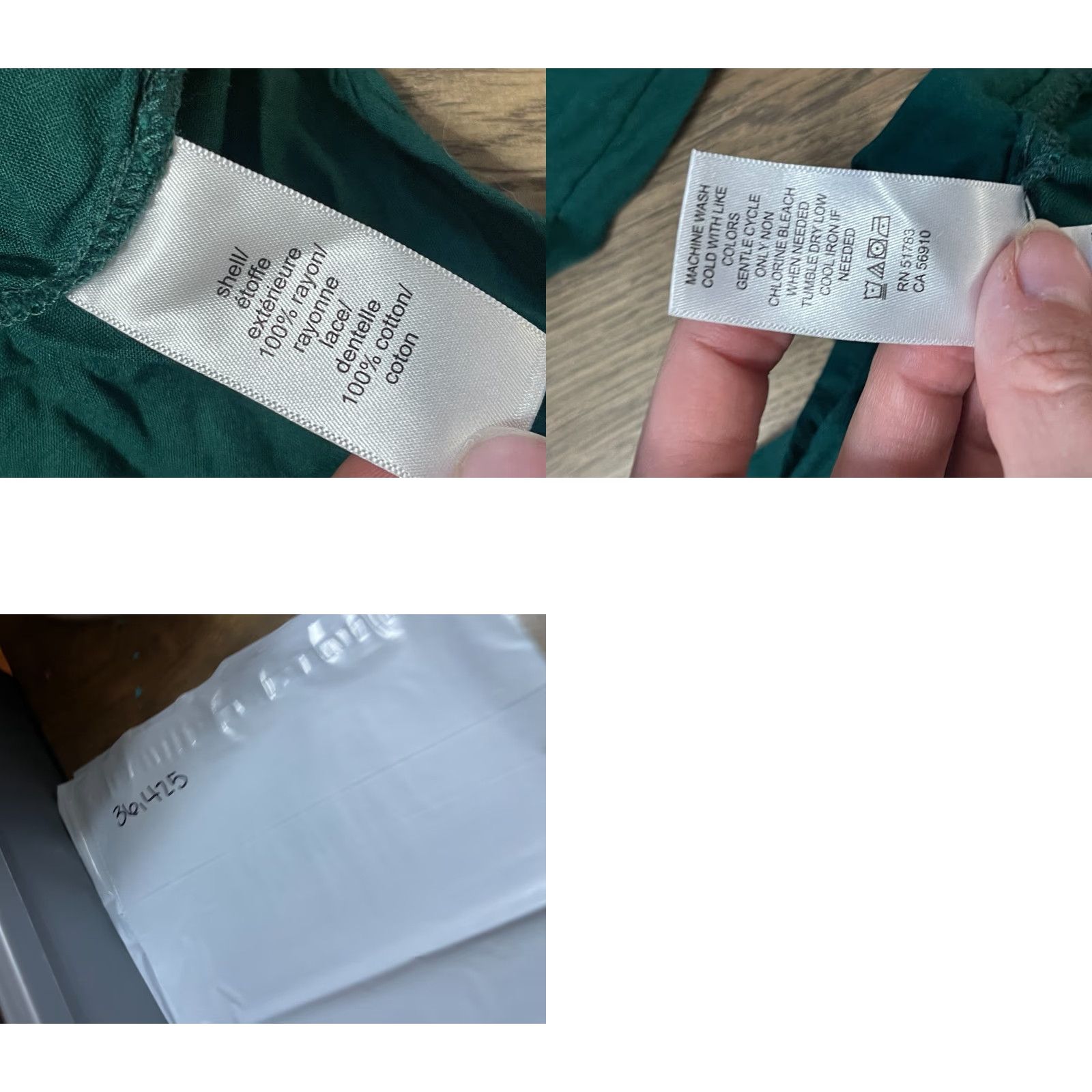 Vintage Maurices Blouse Women's Plus Size 2X Green Long Sleeve V-Neck Casual Travel Shirt Womens Size XXL / US 16-18 / IT 52-54 - 8 Thumbnail