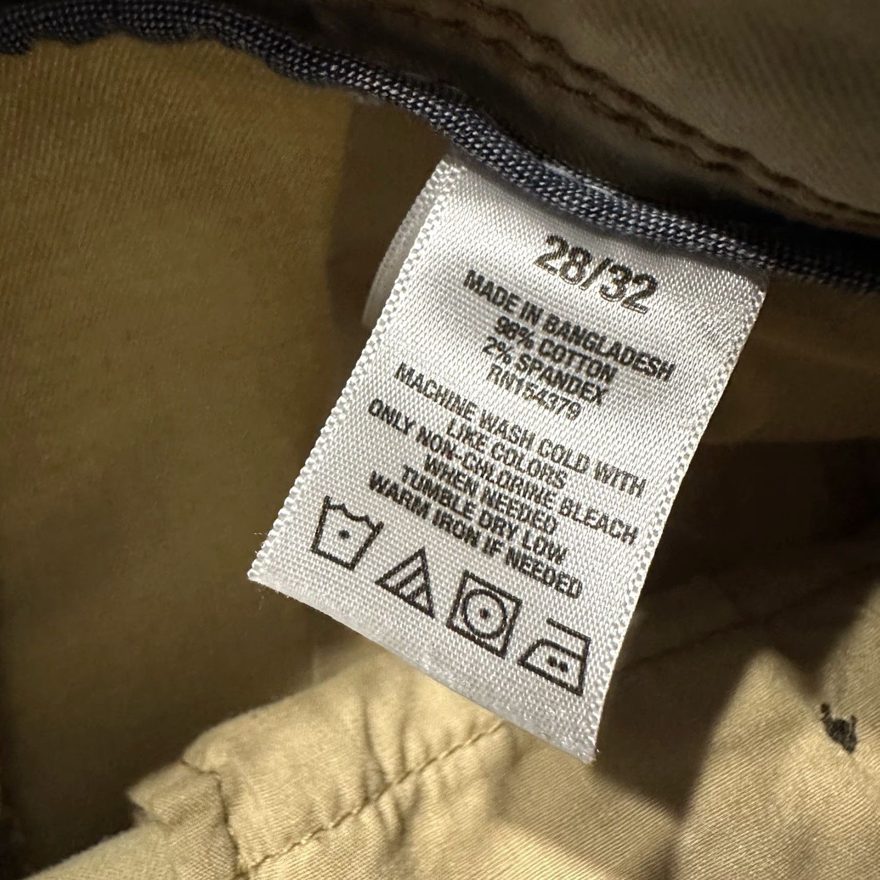 Vintage Aéropostale Pants Mens 28x30 Skinny Chino Beige - Pant, Slim, Regular, 100% Cotton, Flat Front, Pockets, Solid Pattern, 28 in, Beige, Men Size US 28 / EU 44 - 5 Thumbnail