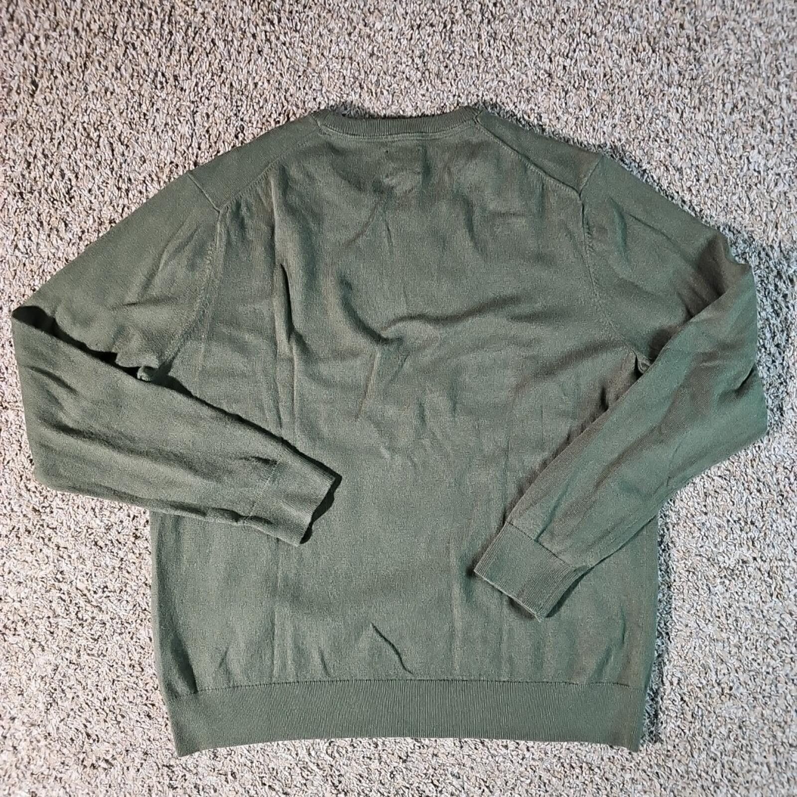 14th & Union 14th & Union XL Green Sweater Cotton Cashmere Size US XL / EU 56 / 4 - 8 Thumbnail