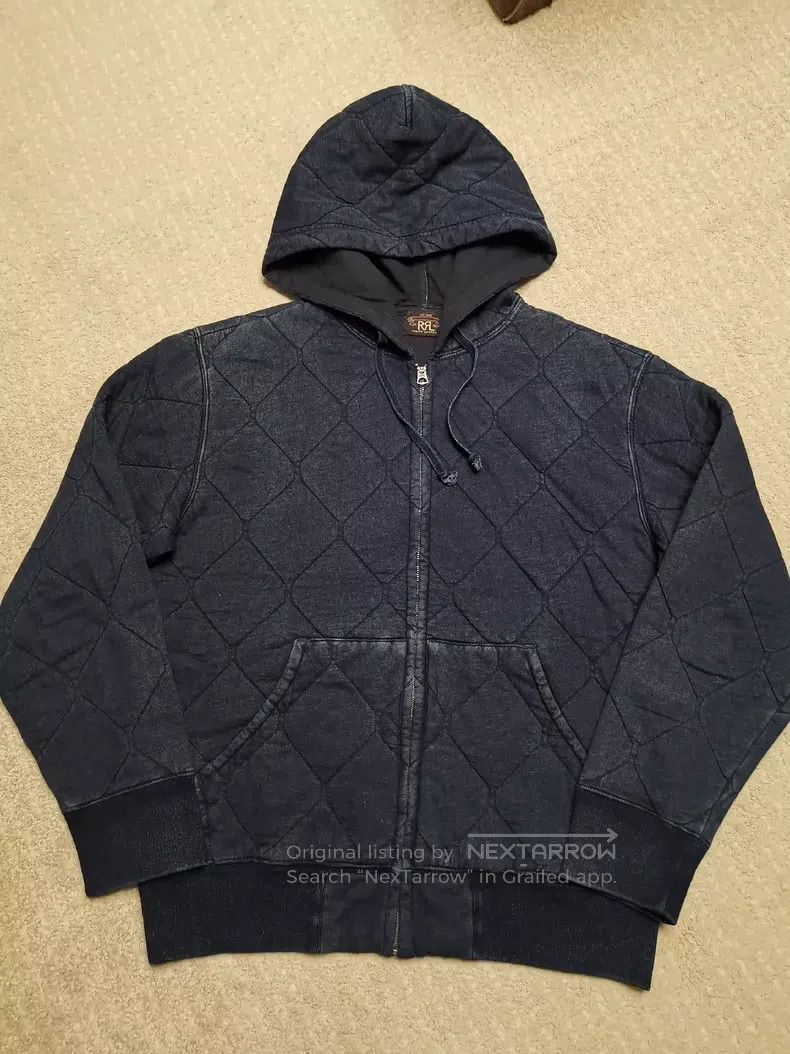 RRL Ralph Lauren RRL Ralph Lauren Sweatshirt with cotton and blue dye Size US L / EU 52-54 / 3 - 1 Thumbnail
