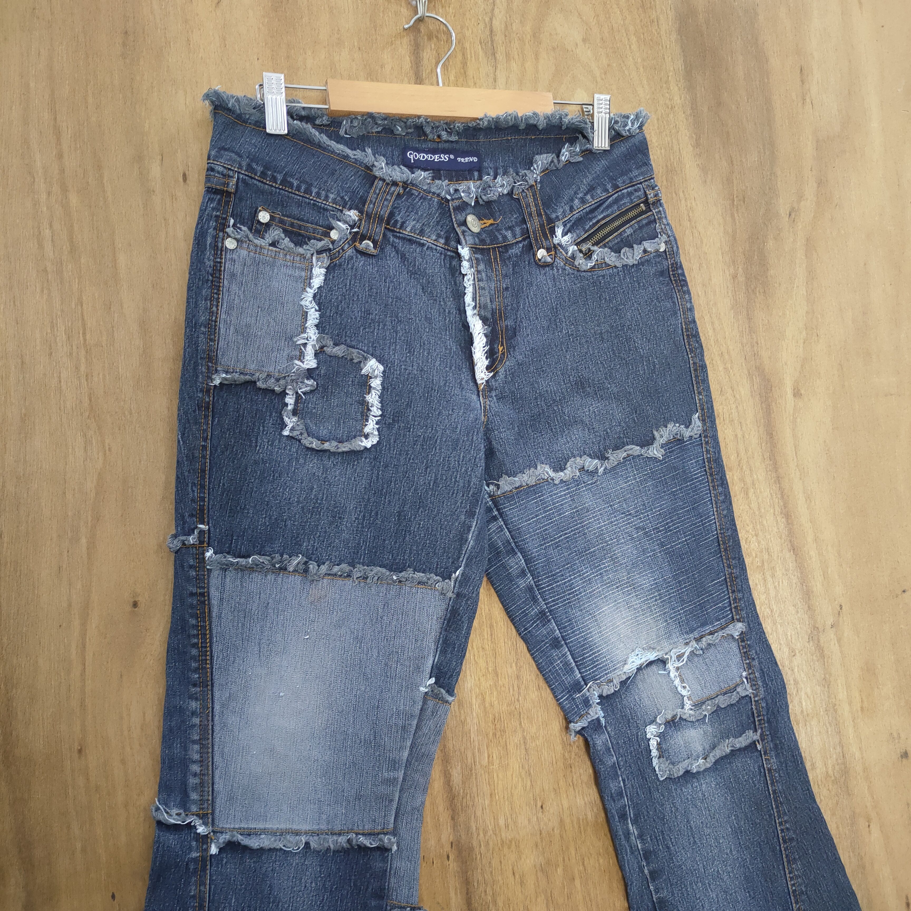 Japanese Brand VINTAGE JAPANESE HAGI SHASHIKO FLARED JEANS PANTS Size US 30 / EU 46 - 8 Thumbnail