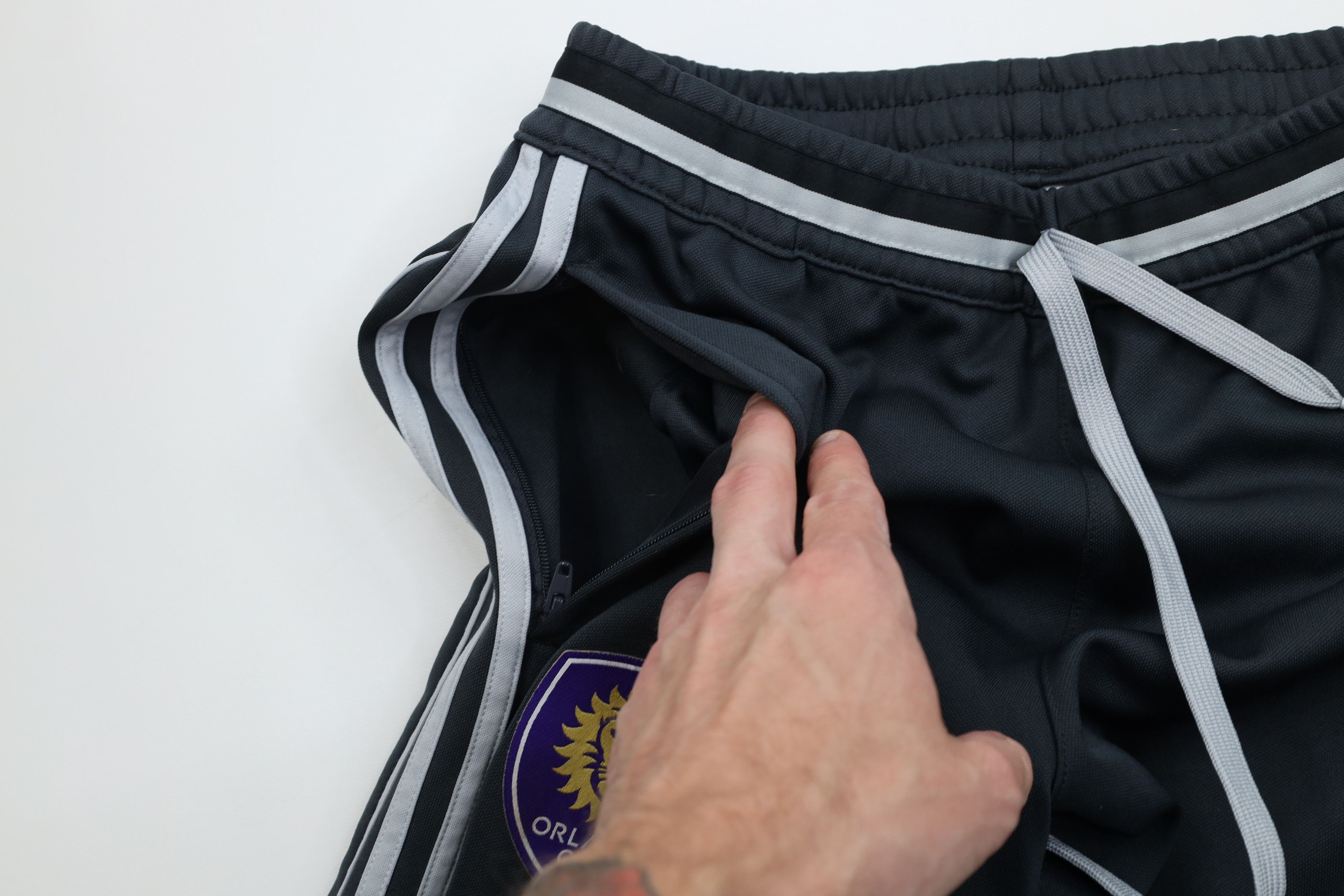 Adidas Adidas Orlando FC Soccer Football Warm Up Sweatpants Pants Size US 32 / EU 48 - 10 Thumbnail