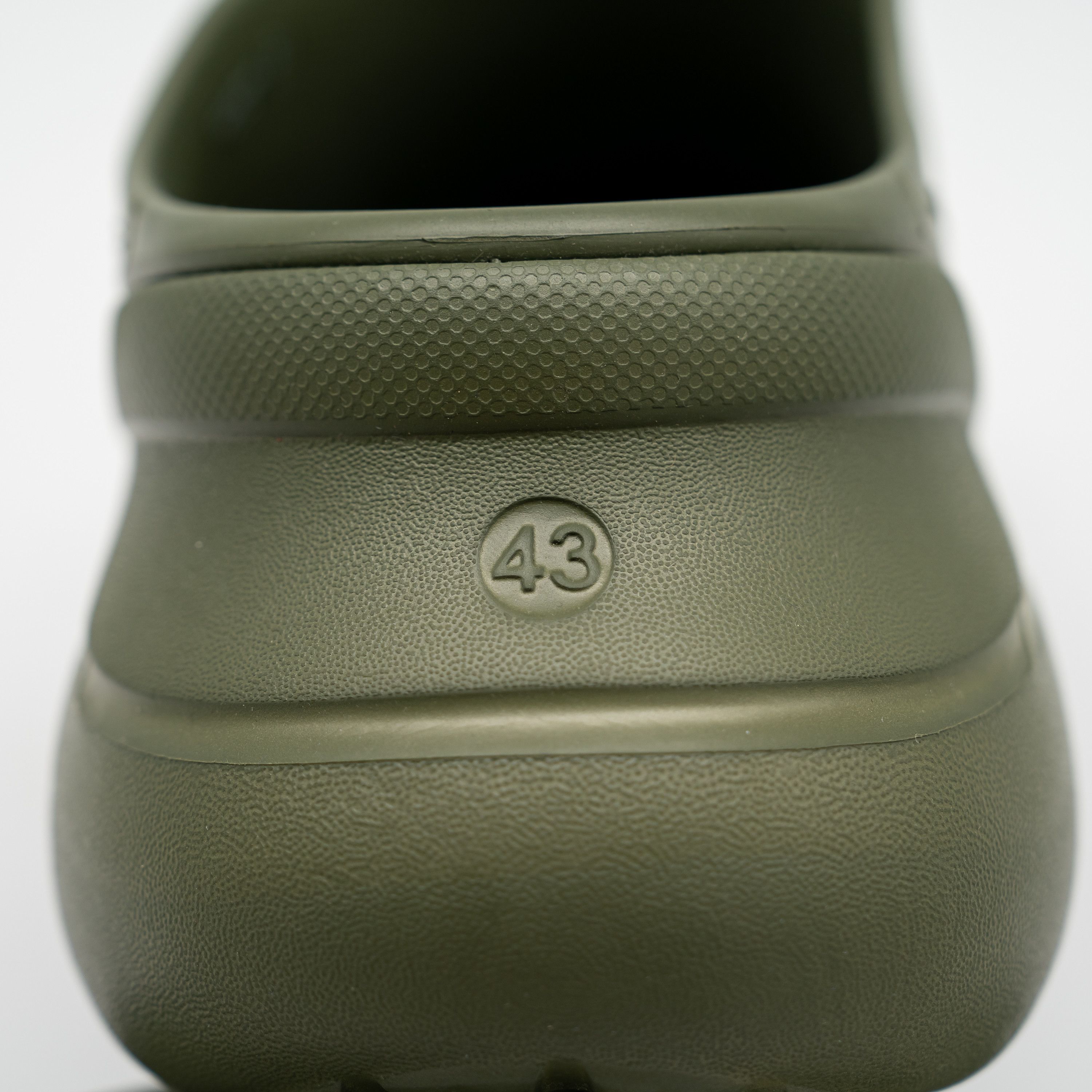 Balenciaga × Crocs 43 - Balenciaga Crocs Mule Green Khaki Slide Sandal Platform Size US 10 / EU 43 - 10 Thumbnail