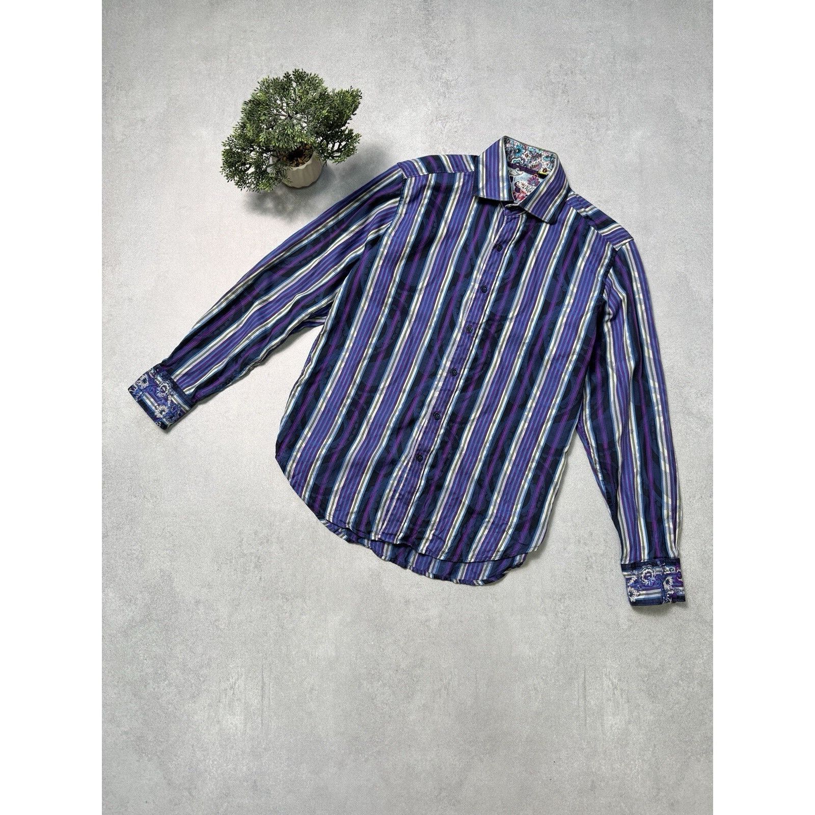 Robert Graham Robert Graham Multicolored Long Sleeve Button Up Shirt Size US M / EU 48-50 / 2 - 2 Thumbnail