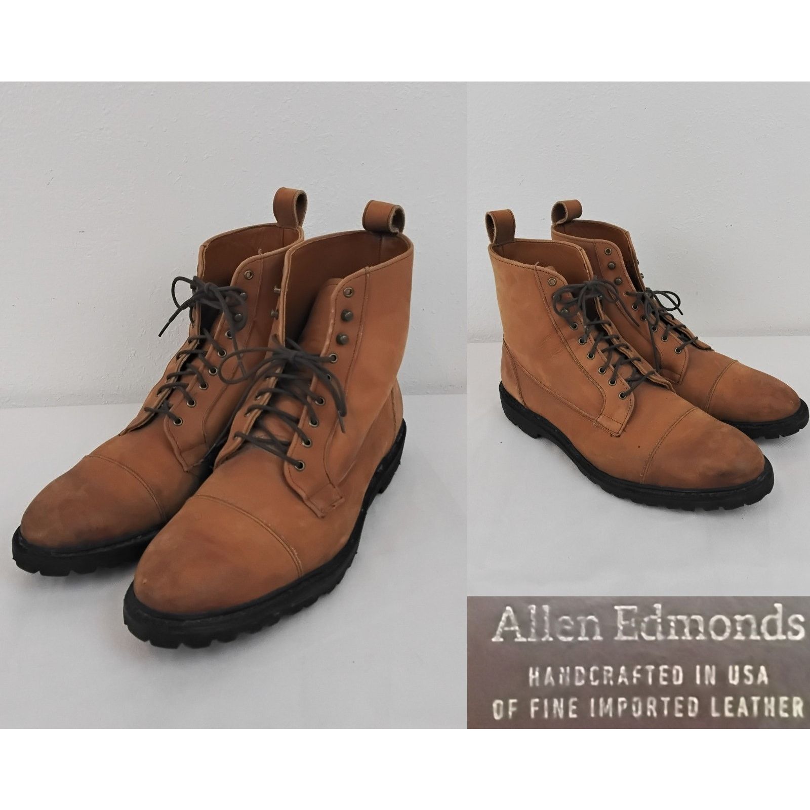 Allen Edmonds Allen Edmonds Eagle River Boots Men's 10.5D Brown Lace Up Size US 10.5 / EU 43-44 - 1 Thumbnail