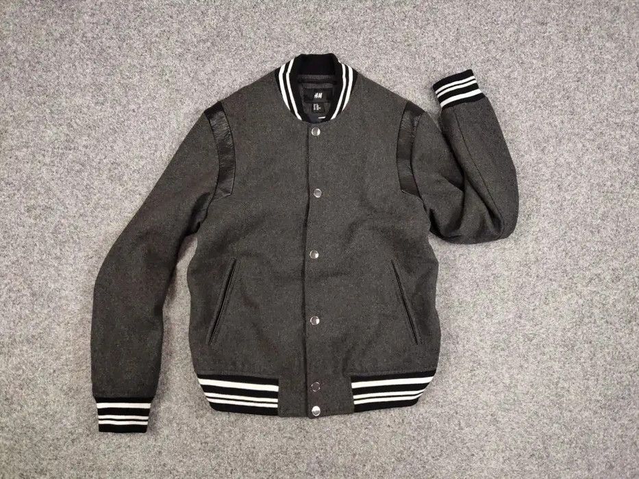 Other Varsity H&M Wool bomber jacket saint laurent teddy Style Size US M / EU 48-50 / 2 - 6 Thumbnail