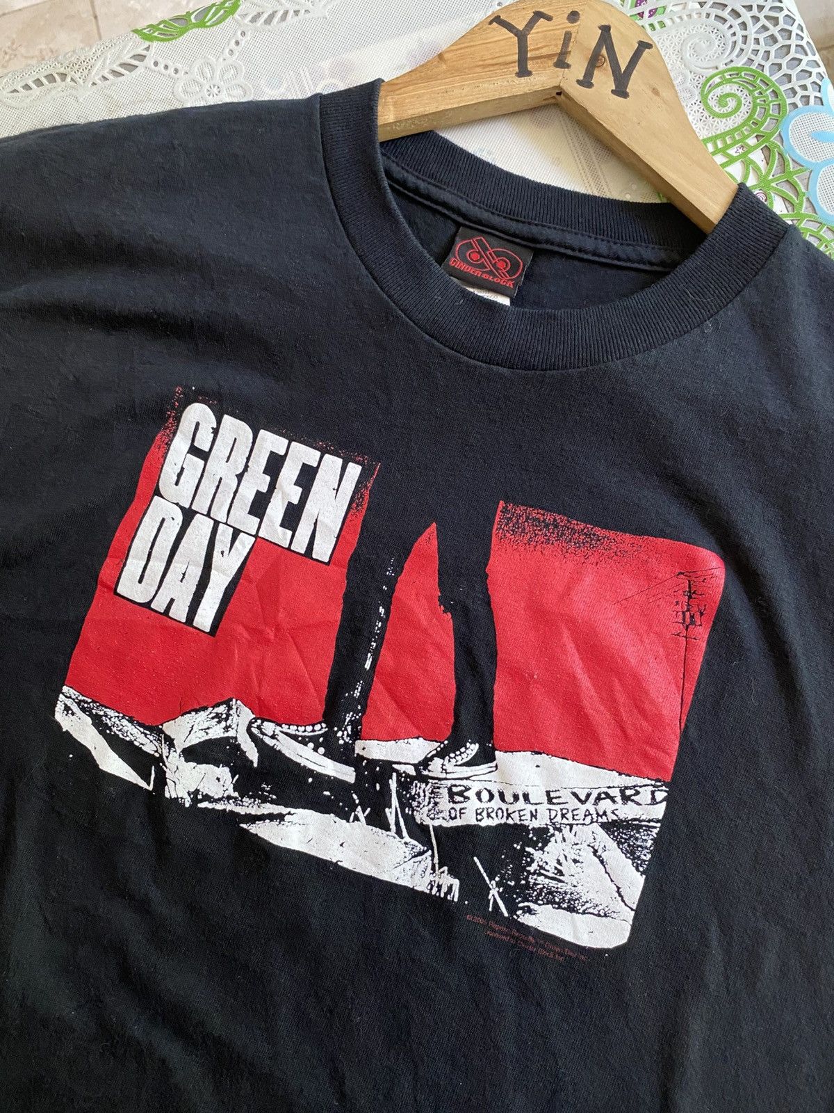 Band Tees × Vintage VINATEG GREENDAY BOULEVARD OF BROKEN DREAMS 2005 Size US XL / EU 56 / 4 - 3 Thumbnail