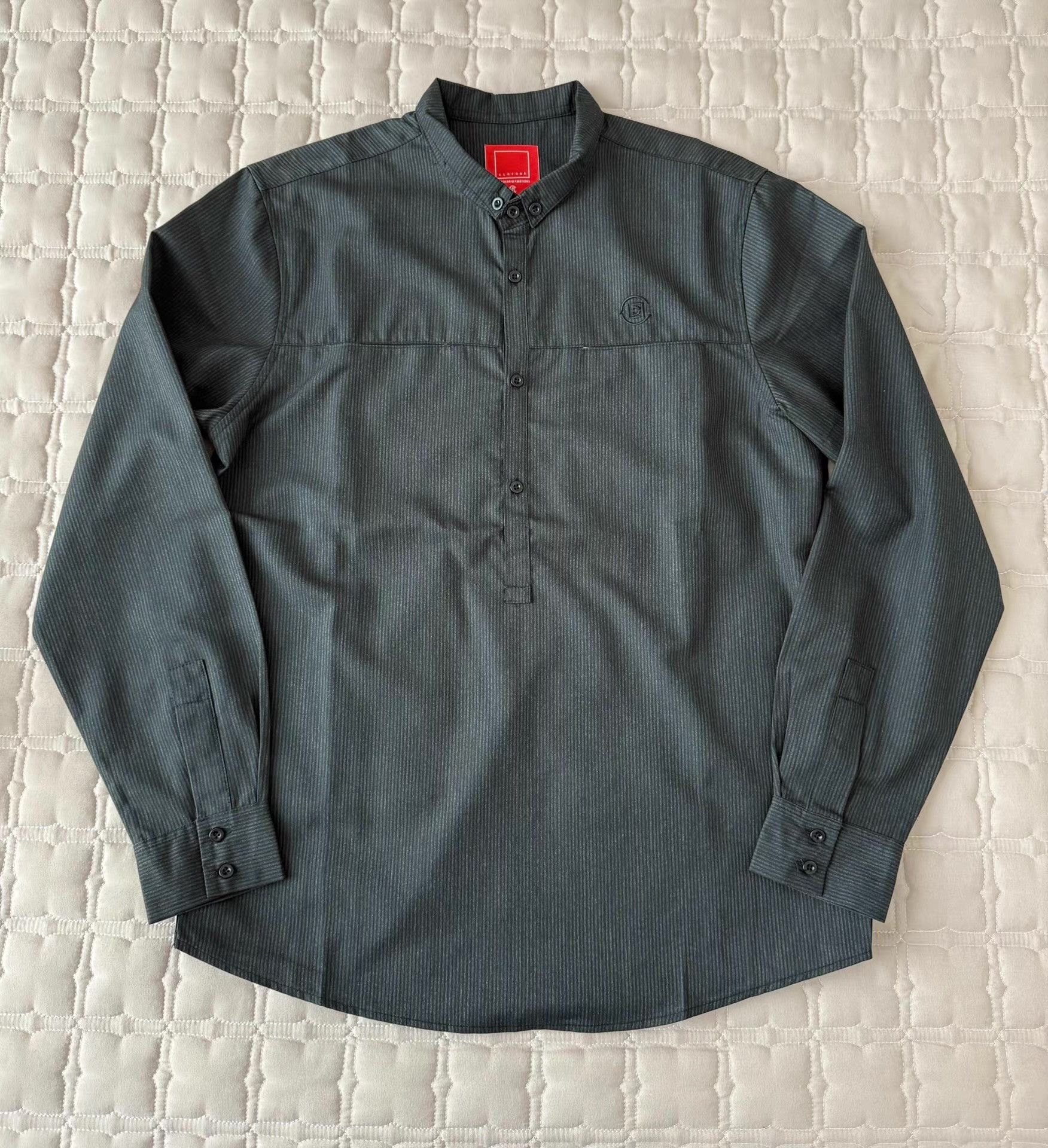 CLOT Clot Edison Chen Early Black Striped Long Sleeve Shirt Size US M / EU 48-50 / 2 - 1 Thumbnail