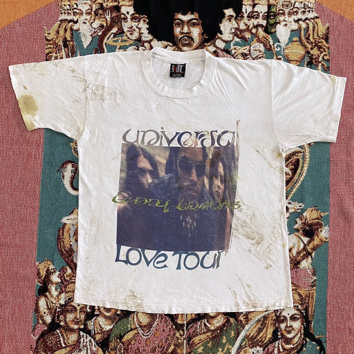 image of Band Tees x Vintage 90's Lenny Kravitz T-Shirt in White, Men's (Size XL)