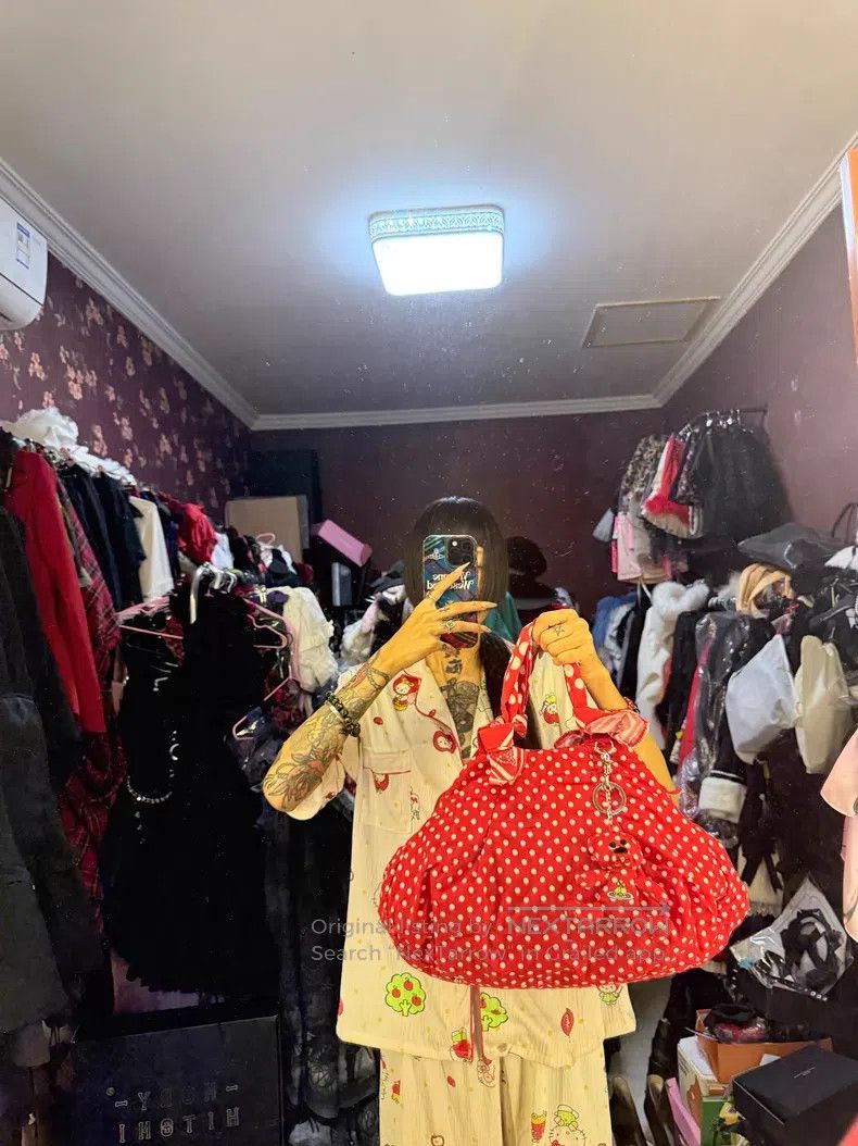 Vivienne Westwood Vivienne Westwood size os Red Polka Dot Vintage Bear Handba Size ONE SIZE - 7 Thumbnail
