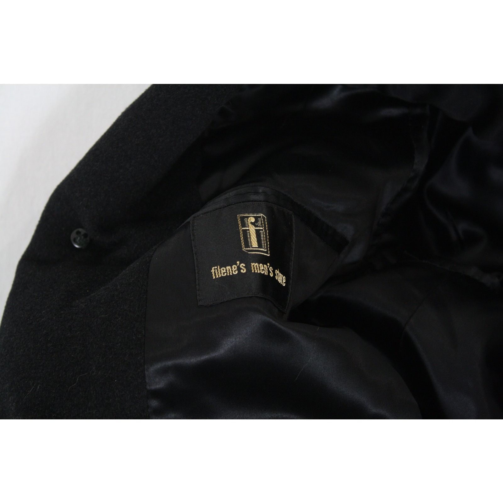Vintage Vintage 80s Kliinalla 100% Mongolian Cashmere Black Overcoat Size US S / EU 44-46 / 1 - 9 Thumbnail