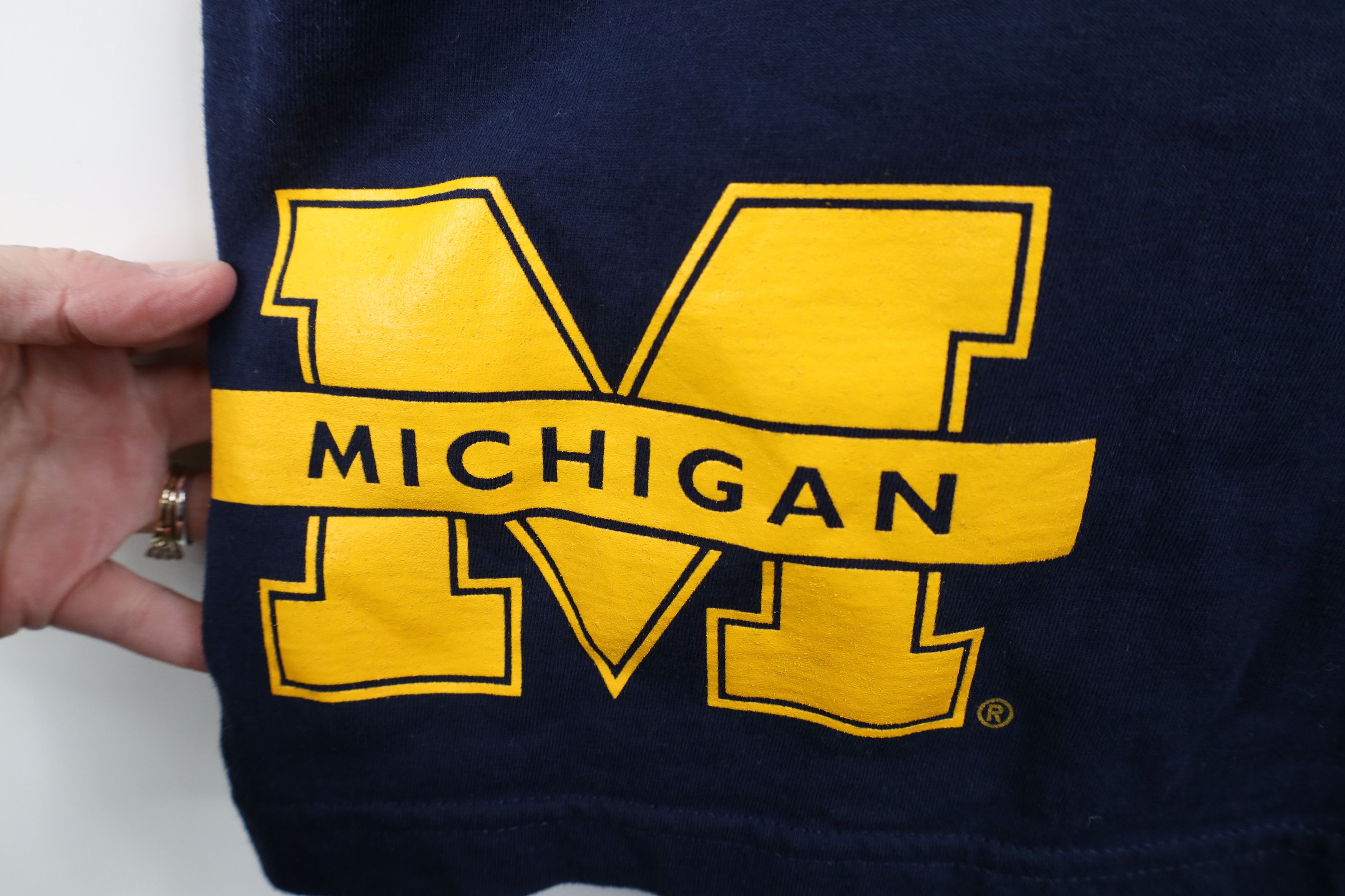 Starter Vintage 90s Starter University of Michigan Football T-Shirt Size US M / EU 48-50 / 2 - 11 Thumbnail