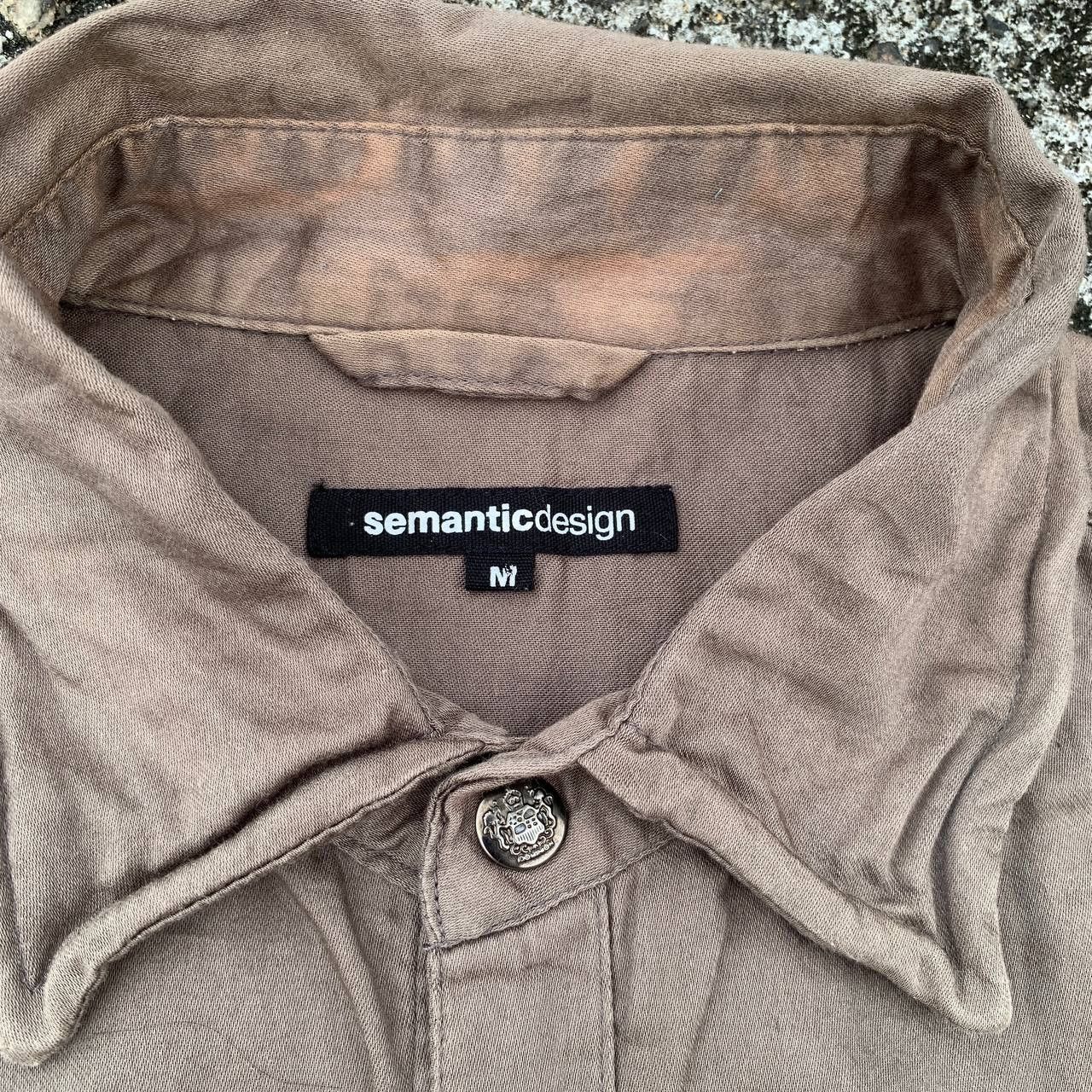 semanticdesign SEMANTIC DESIGN Double Pocket Short Sleeve Shirt Size US M / EU 48-50 / 2 - 5 Thumbnail
