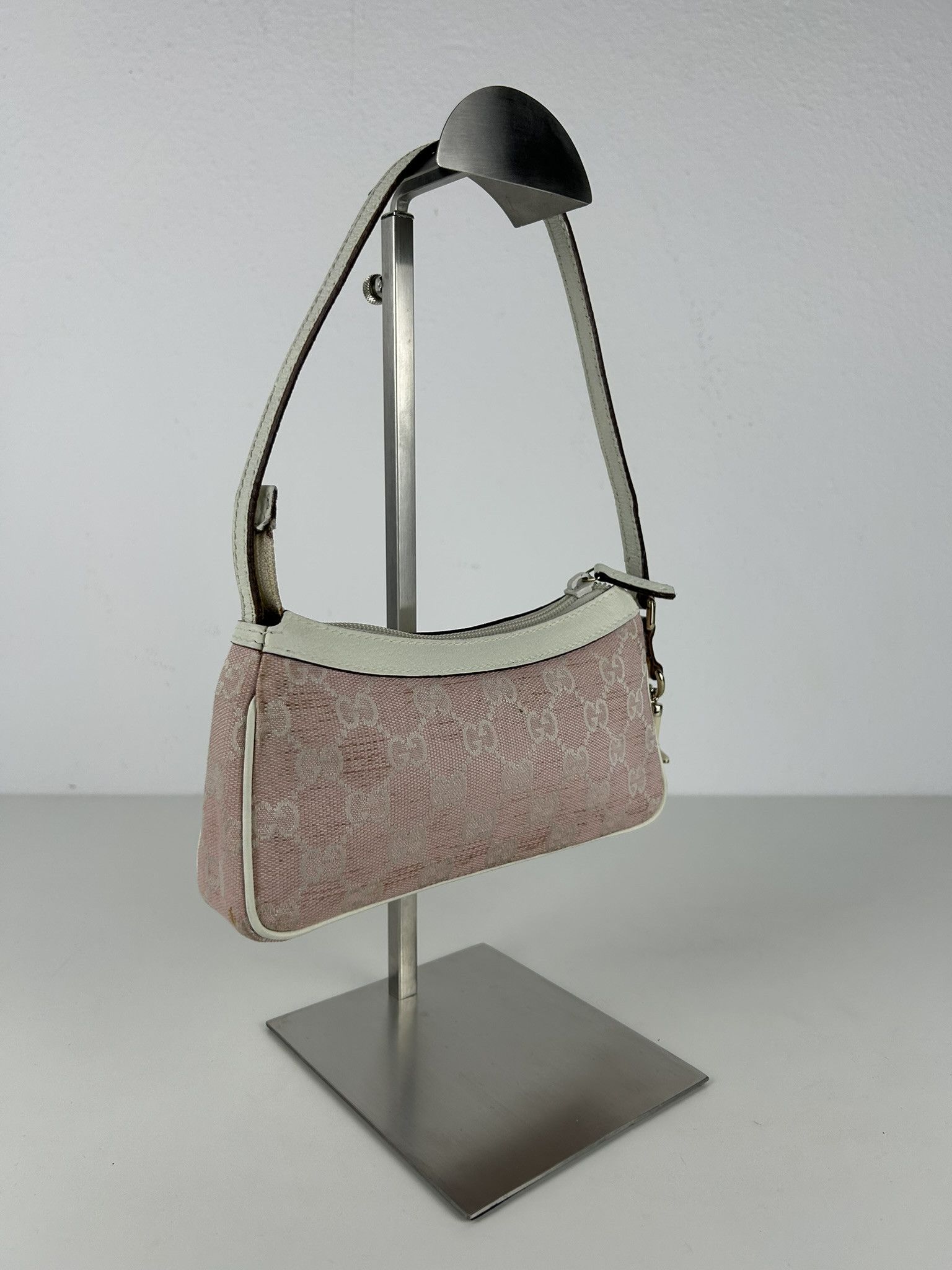 Gucci Gucci pink gg monogram canvas pochette Size ONE SIZE - 6 Thumbnail