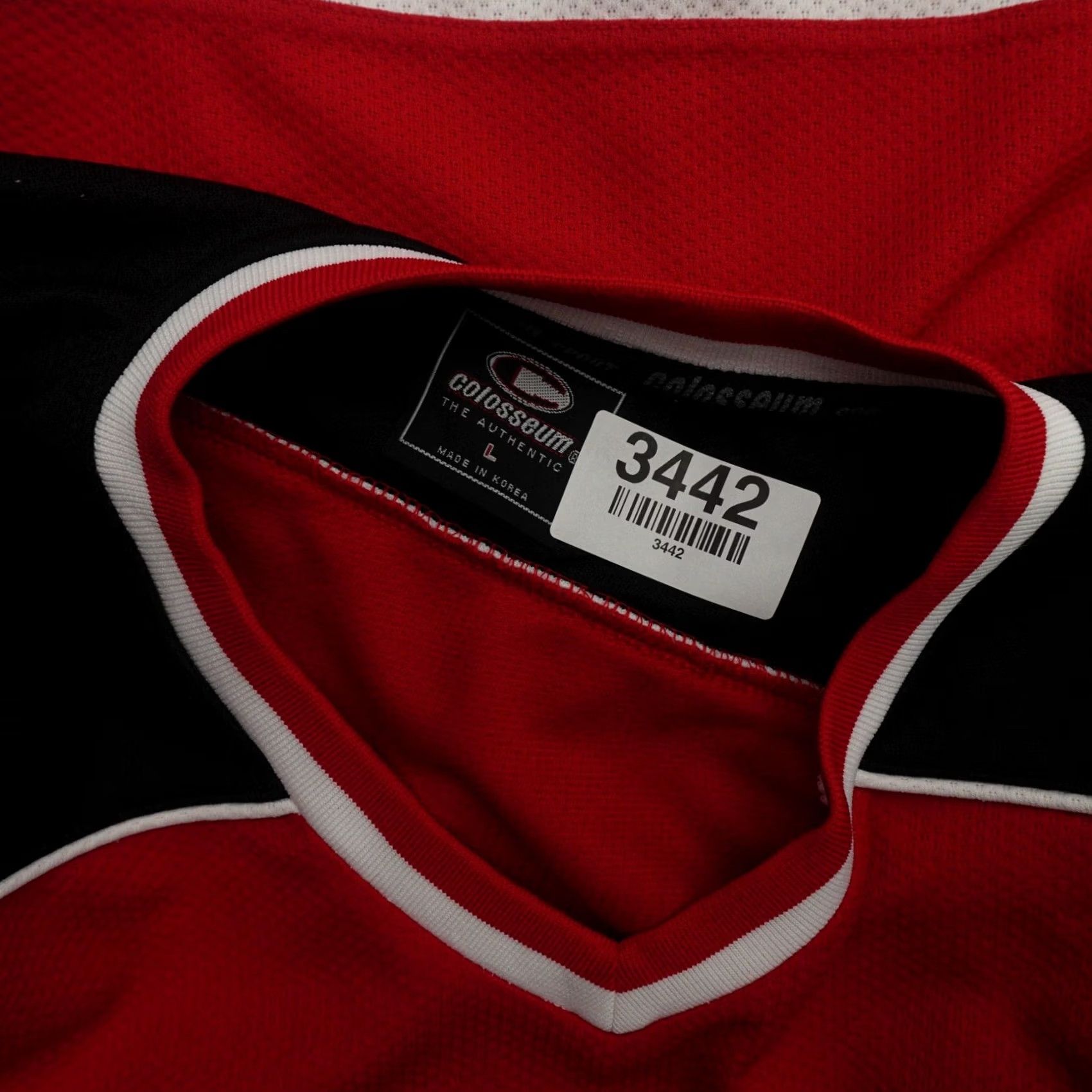 Vintage Vintage Colosseum Nebraska Hockey Jersey Shirt Large (23X32) Red Men's Size US L / EU 52-54 / 3 - 4 Thumbnail