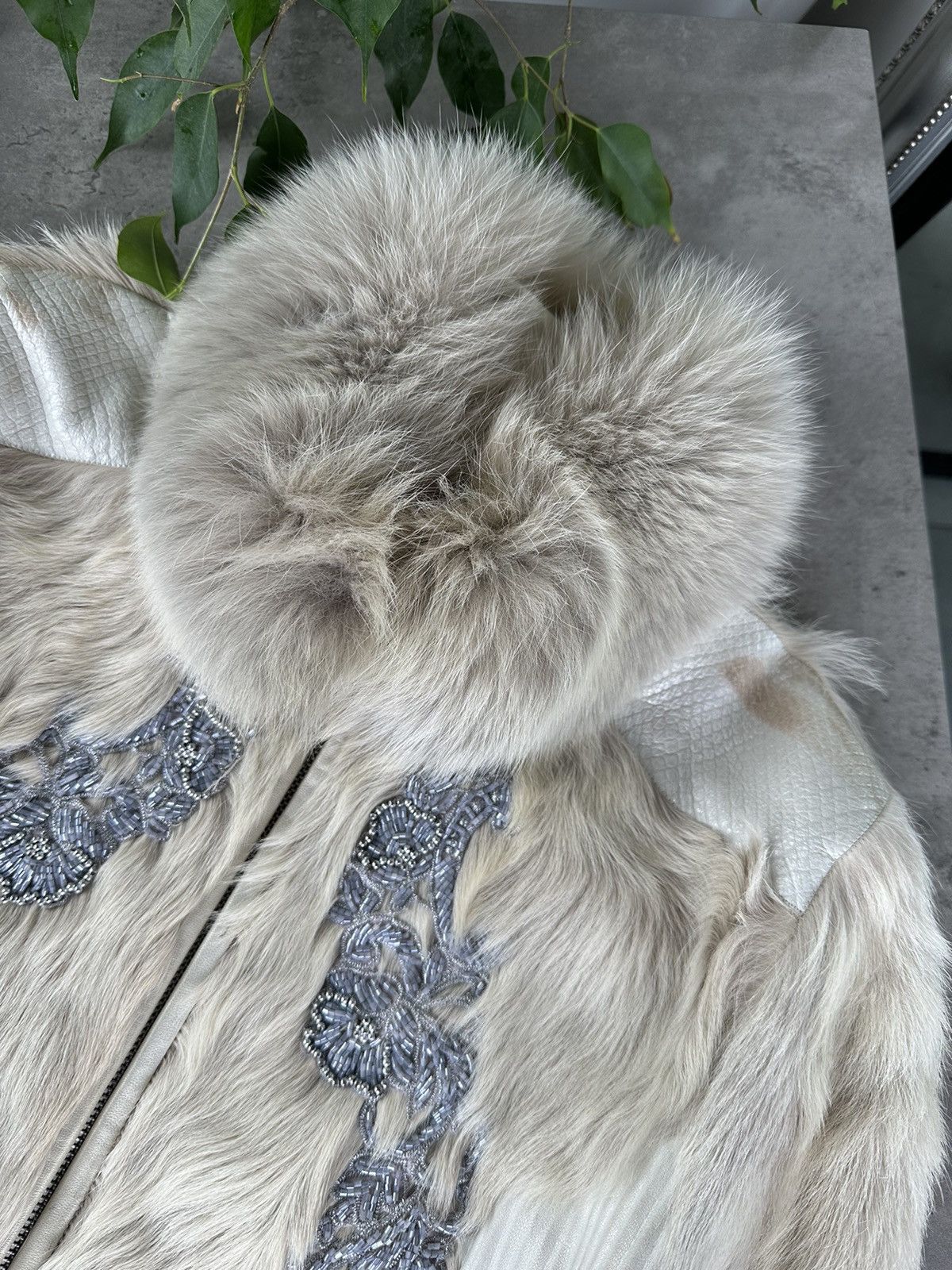 Japanese Brand Vintage Fur Leather Jacket Size XS / US 0-2 / IT 36-38 - 3 Thumbnail