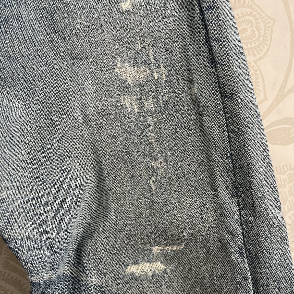Levi's LEVIS 502XX Big E Button J22 Redline Selvedge Vintage 1991 Size US 28 / EU 44 - 8 Thumbnail