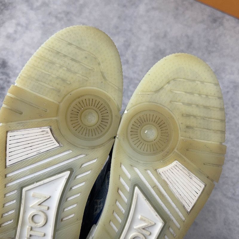 Louis Vuitton Louis Vuitton Denim Trainer Low-Top Fashion Sneakers -2508 Size US 8 / EU 41 - 7 Thumbnail
