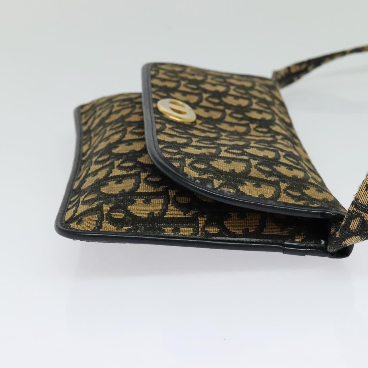 Dior DIOR Trotter Canvas Shoulder Bag Navy Size ONE SIZE - 5 Thumbnail