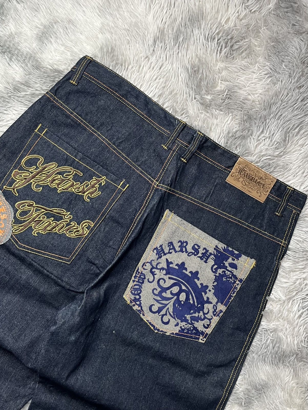 Other Vintage Rawblue The Denim Guruz Jeans Size US 42 / EU 58 - 7 Thumbnail