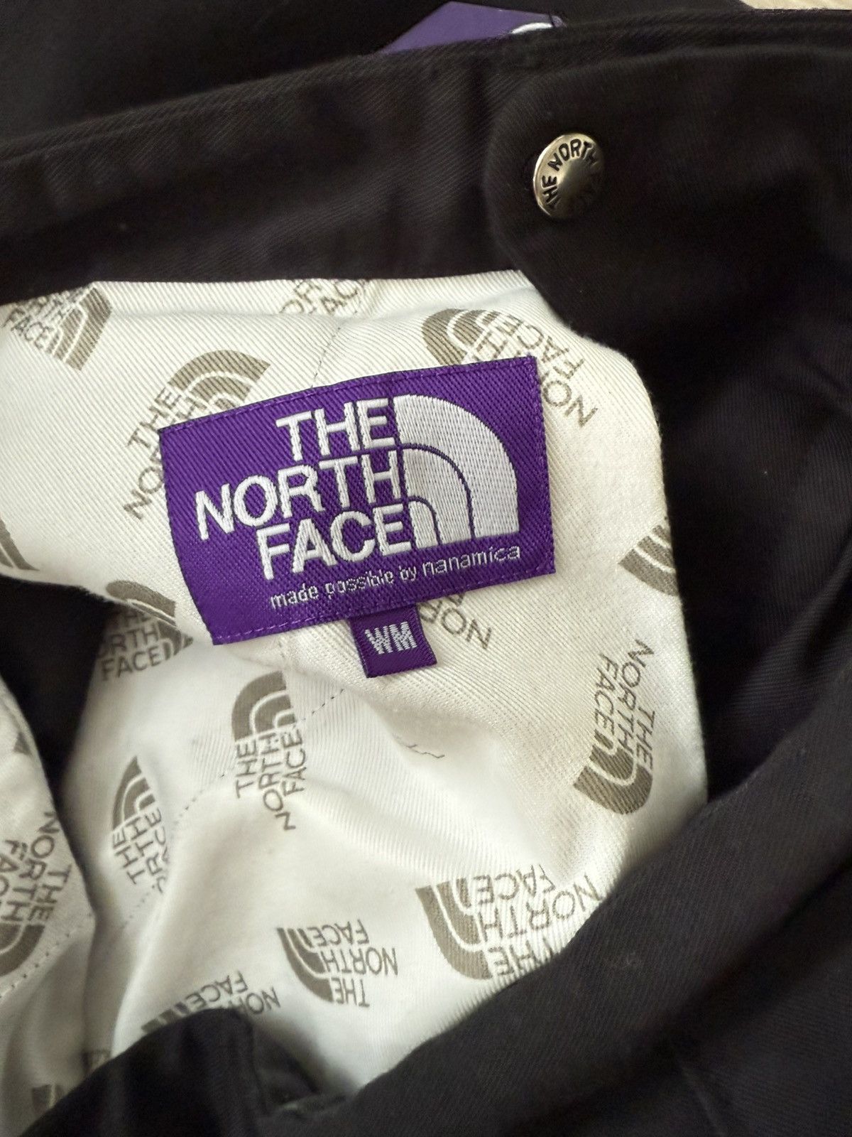 The North Face Purple Label Stretch Twill Wide Tapered Pants Black Size 29" - 4 Thumbnail