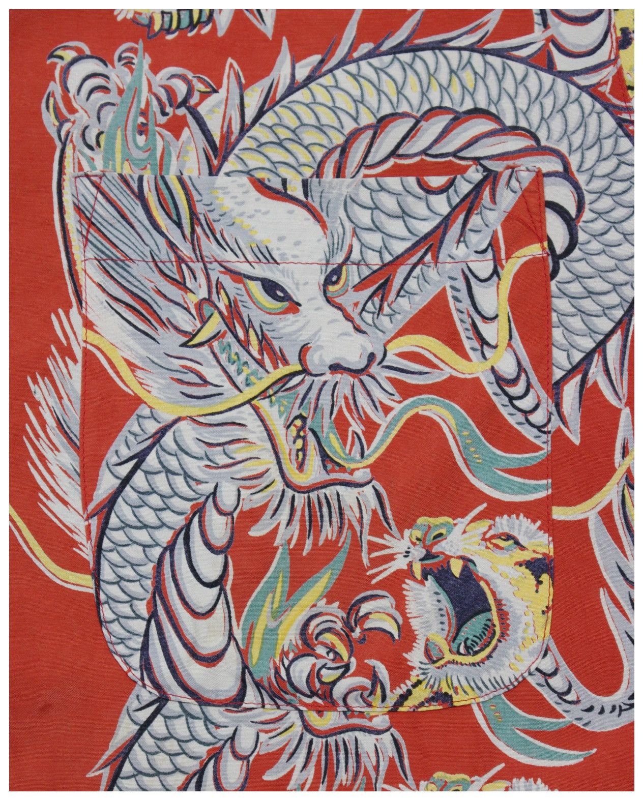 Hysteric Glamour 1990S WAYNE JAPAN DRAGON & TIGER ALOHA SHIRT Size US L / EU 52-54 / 3 - 5 Thumbnail