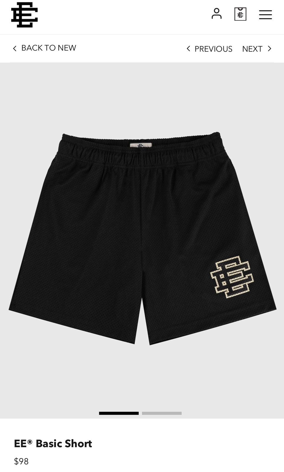 Eric Emanuel NEW Eric Emanuel Basic Short Black XL Size US 36 / EU 52 - 7 Thumbnail