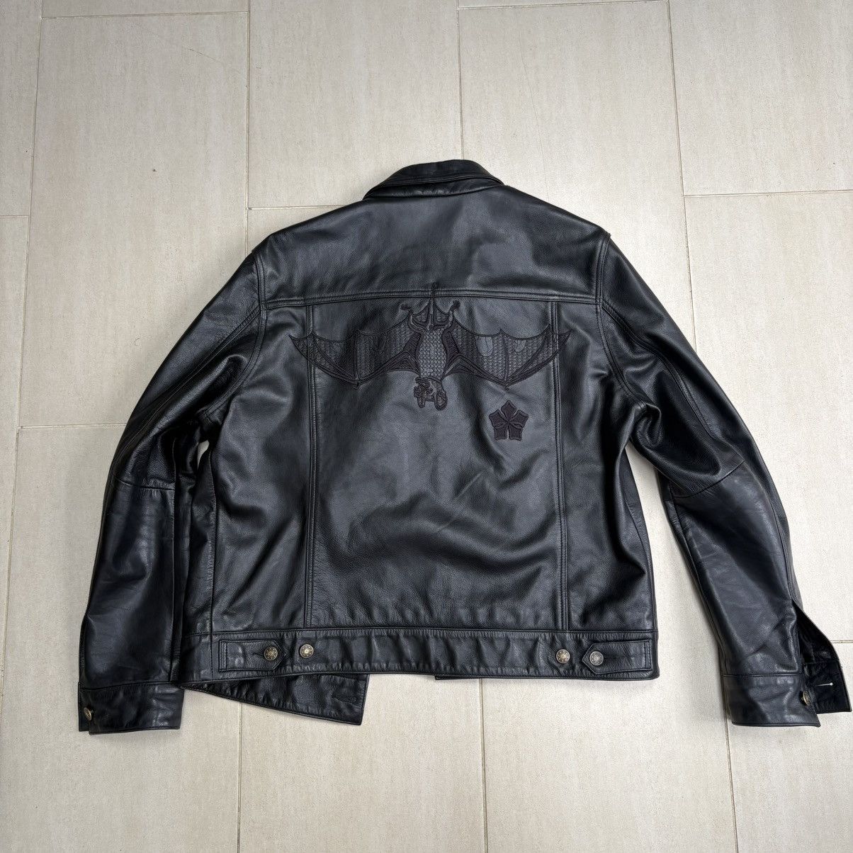 Other osbatt leather trucker jacket Size US L / EU 52-54 / 3 - 2 Thumbnail