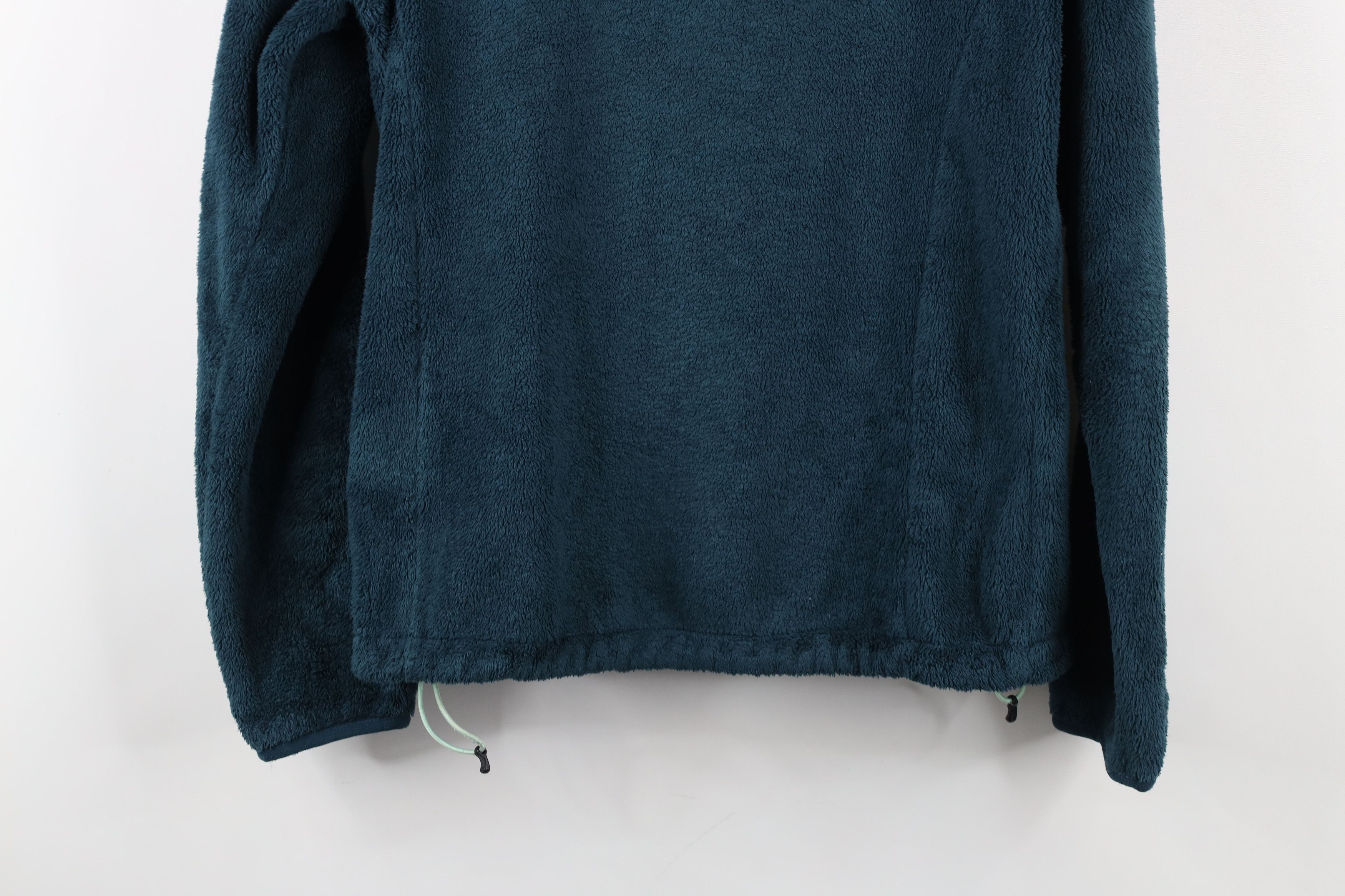 The North Face × Vintage Vintage The North Face Shaggy Monkey Fleece Jacket Teal Size XS / US 0-2 / IT 36-38 - 15 Thumbnail