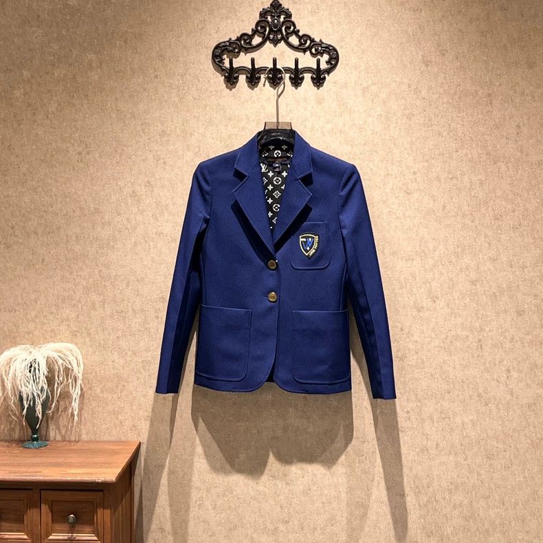 Louis Vuitton Louis Vuitton Blue Badge Preppy Blazer jacket Size XS / US 0-2 / IT 36-38 - 1 Thumbnail