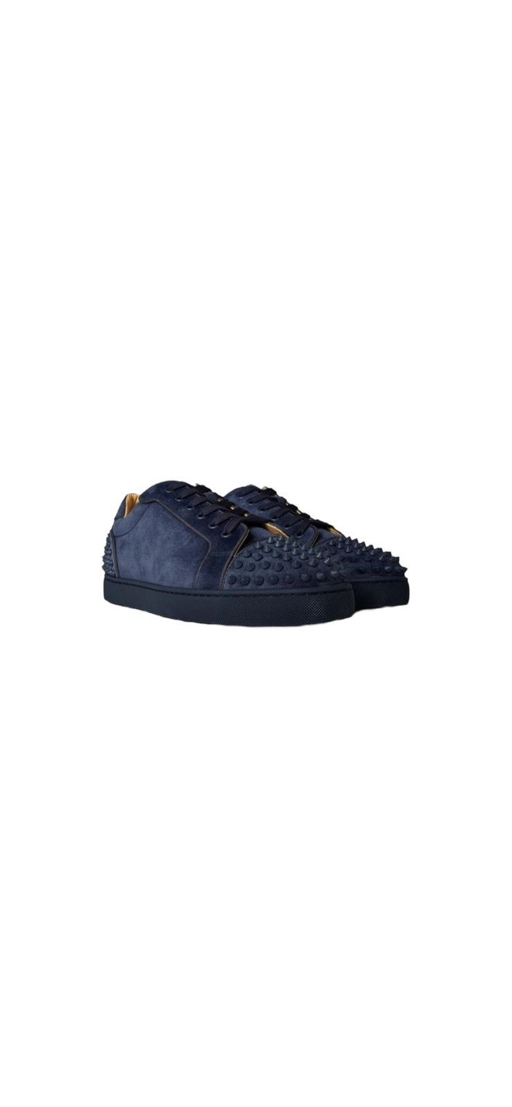 Christian Louboutin CHRISTIAN LOUBOUTIN LOUIS JUNIOR SPIKES SNEAKERS Size US 7 / EU 40 - 3 Thumbnail