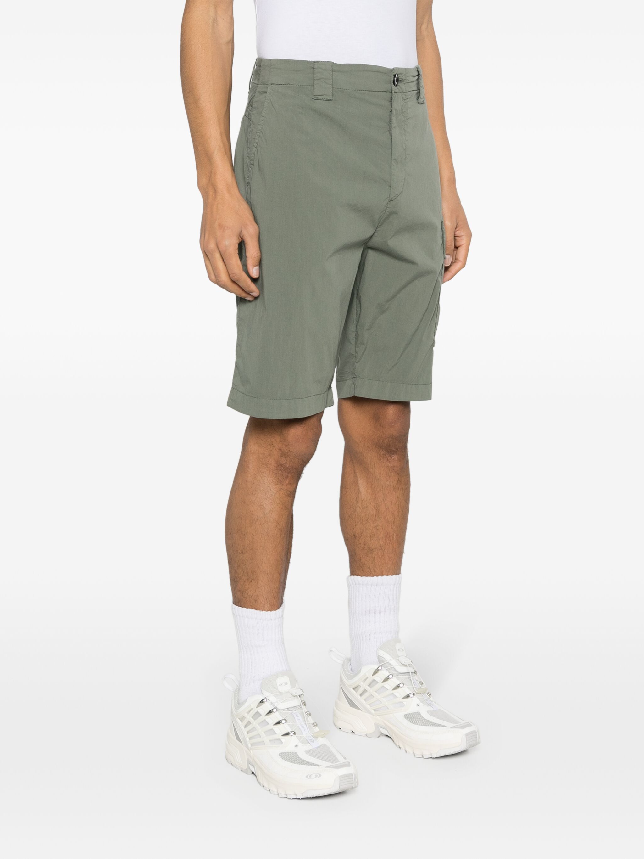 C.P. Company o1y1224 Logo Short in Military Green Size US 28 / EU 44 - 3 Thumbnail
