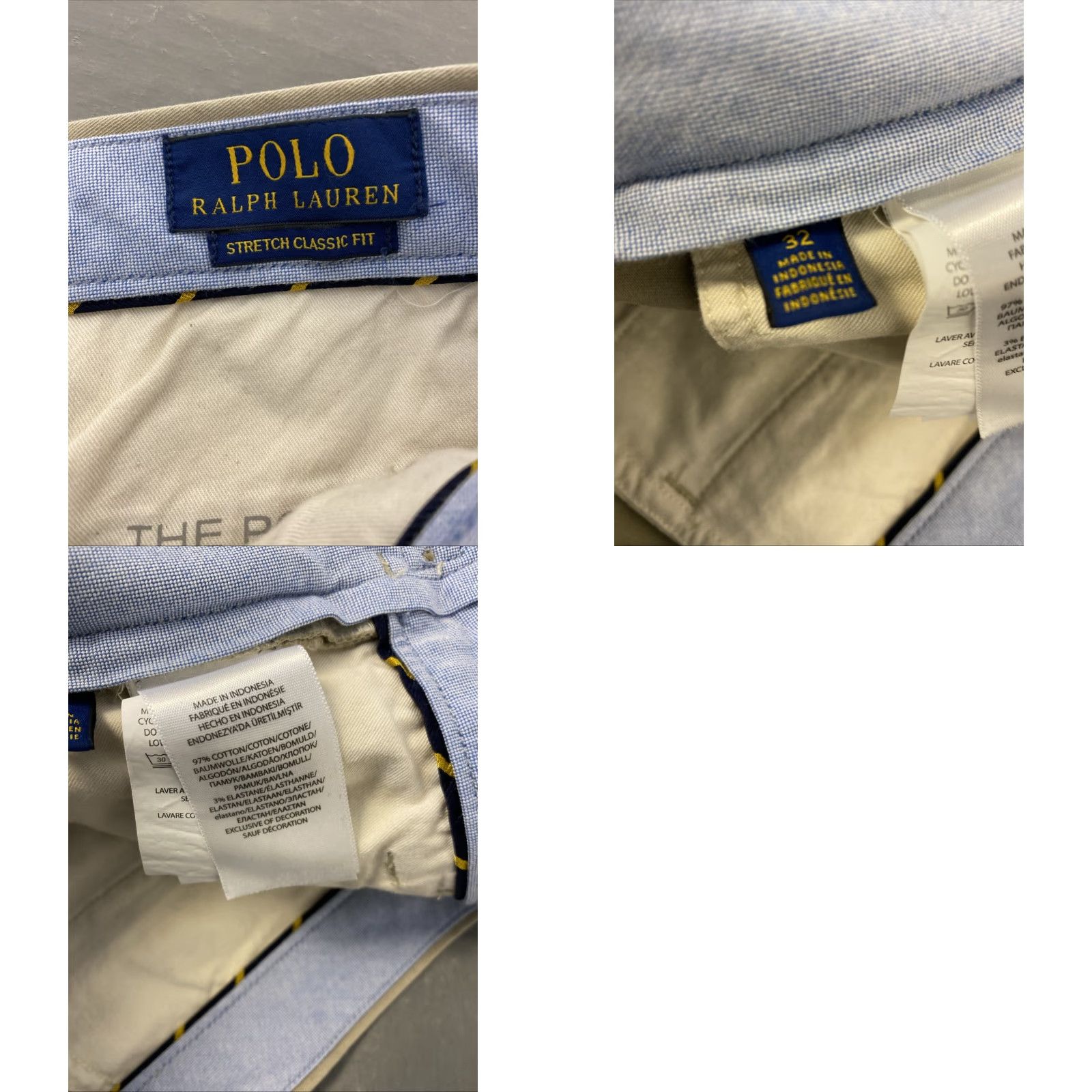 Polo Ralph Lauren VINTAGE Polo Ralph Lauren Shorts Men 32 Chino Casual Summer Fall Spring Knit Cotton Tan Size US XS / EU 42 / 0 - 8 Thumbnail