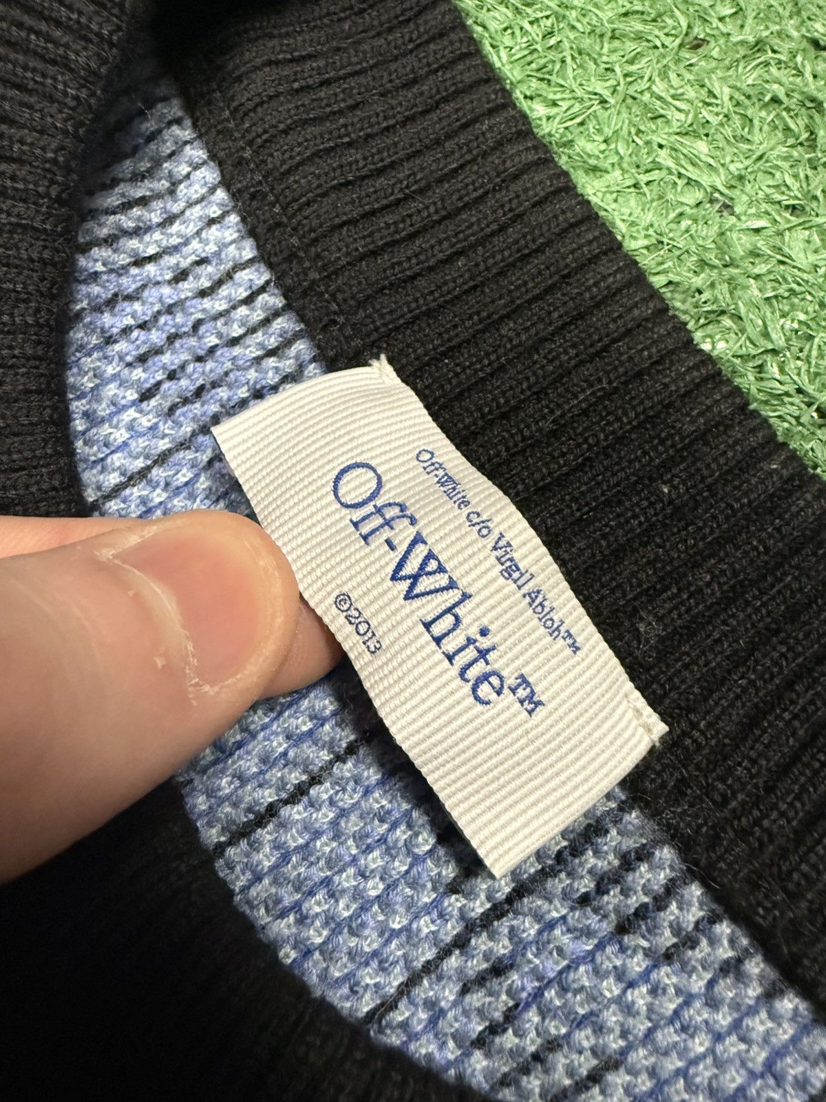 Off-White !rare! Off white knit sweater sized medium Size US M / EU 48-50 / 2 - 3 Thumbnail
