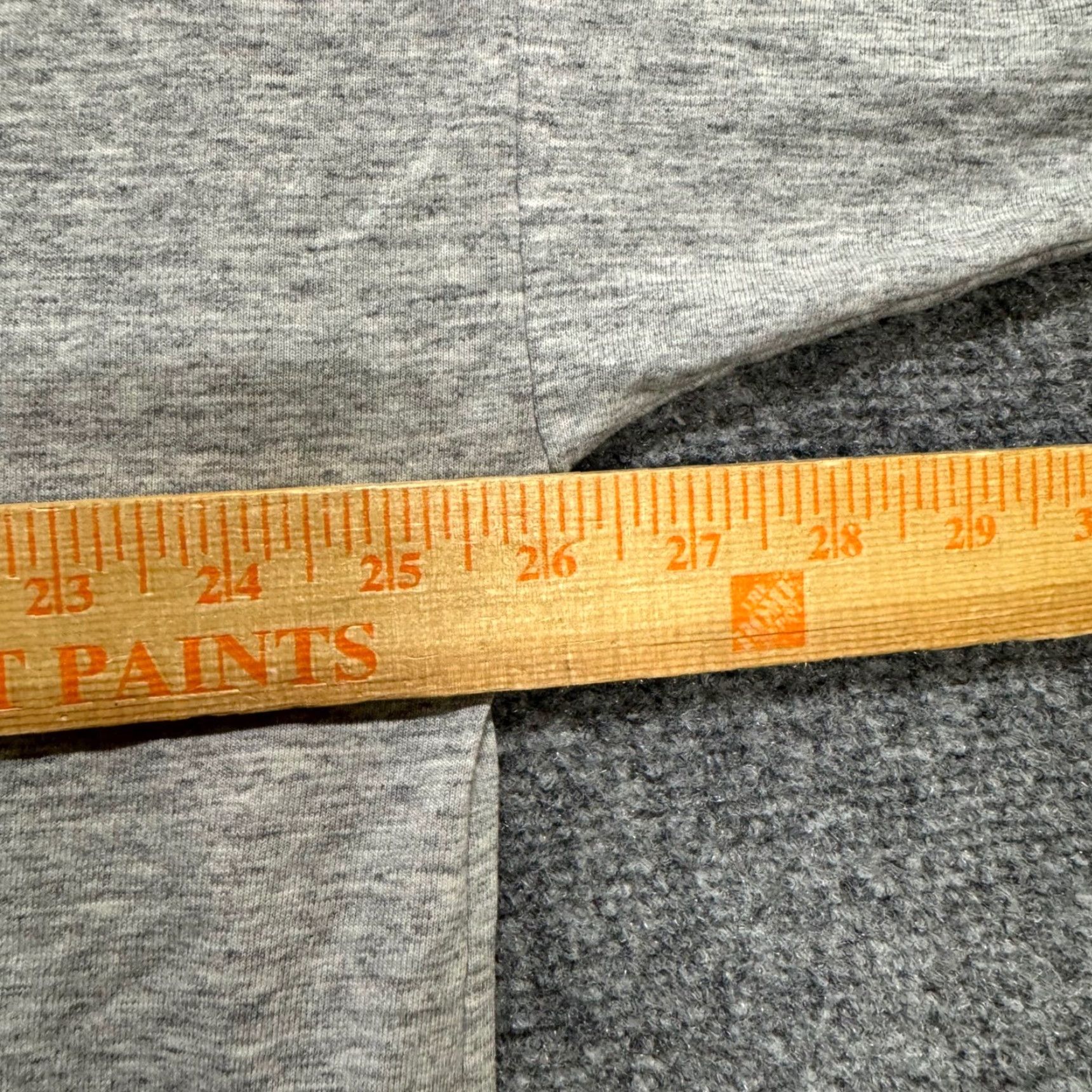 Vintage VINTAGE Unbranded Crewneck Shirt 2XL Mens Heather Gray Distressed 90s Y2K Paper Tag Size US XXL / EU 58 / 5 - 5 Thumbnail